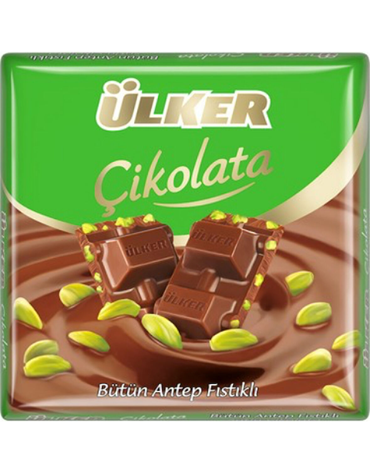 Ülker Bütün Antep Fıstıklı Sütlü Çikolata ( 65 GR * 6 Adet ) * 6