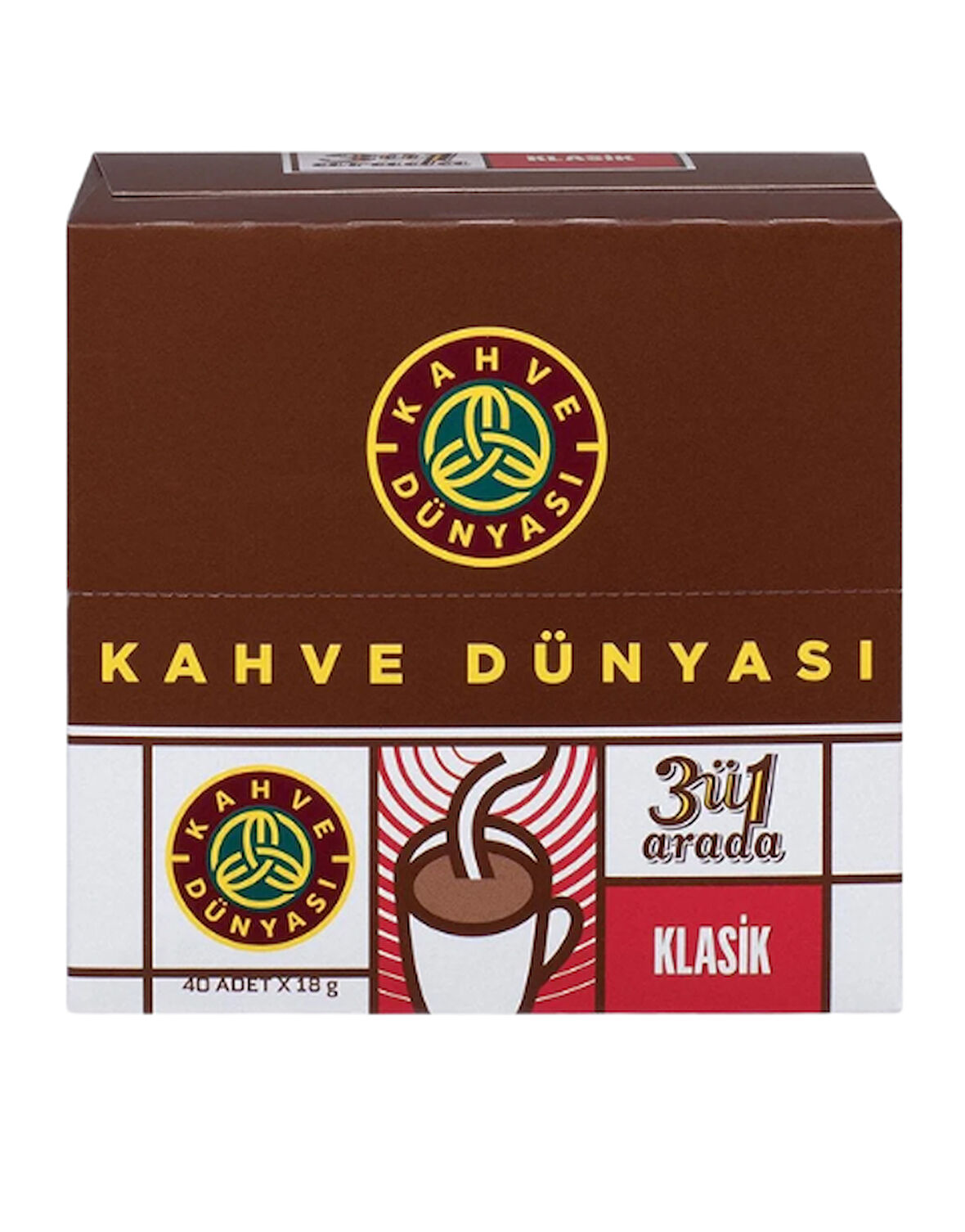 Kahve Dünyası 3ü1 Arada Klasik 18 GR * 40 Adet