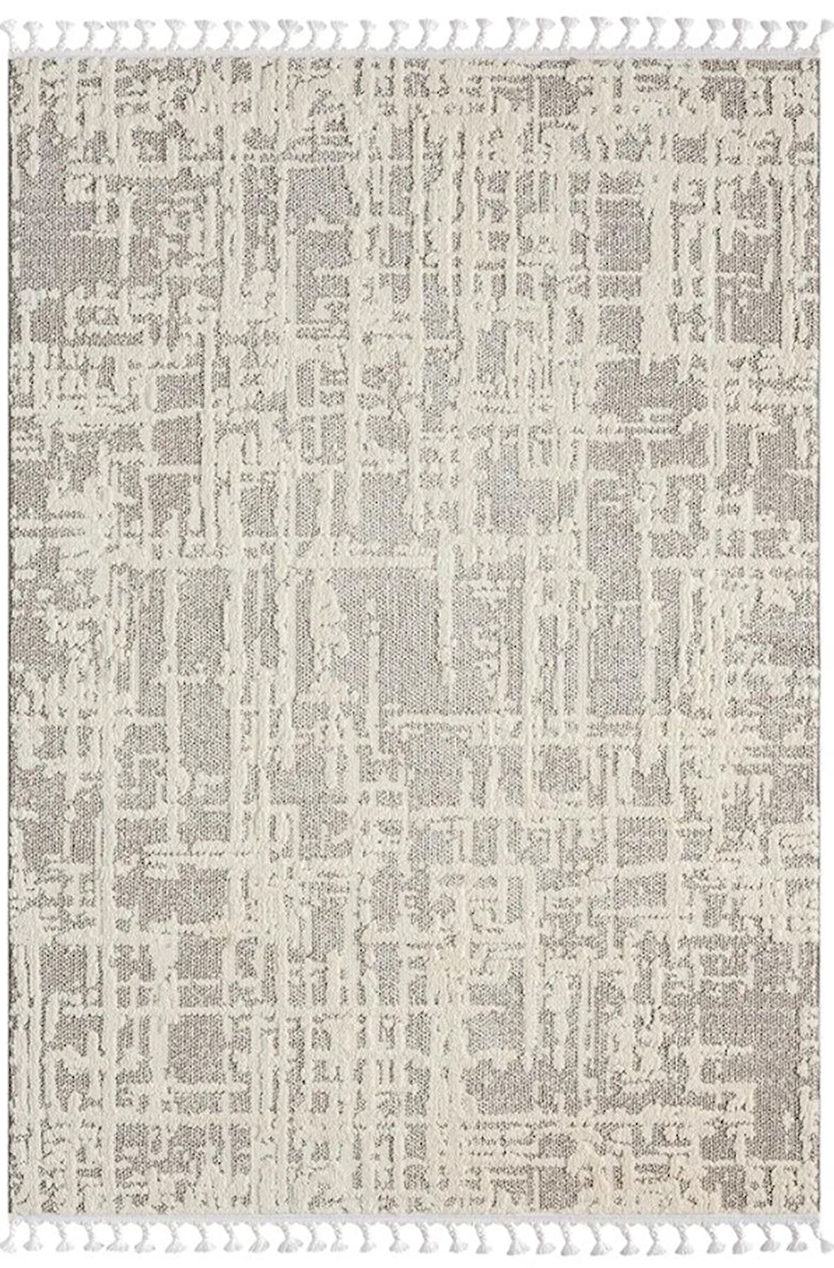 Wool Wl007a Bej Halı Sisal Bukle Dekoratif Kabartmalı Halı Tozsuz Antialerjik Salon Halısı Koridor