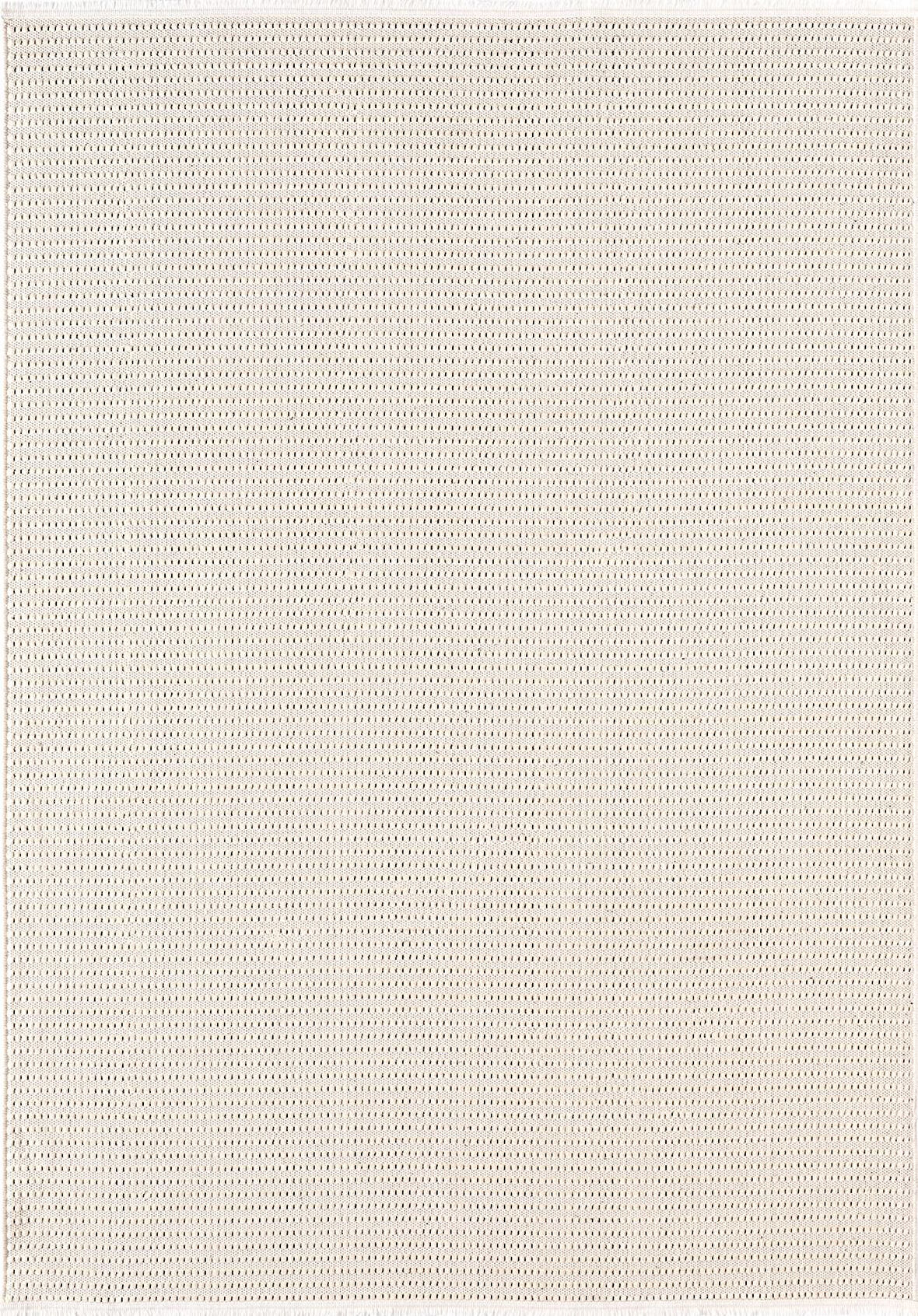 Hena HN001A Krem Şönil Kilim İnce Yumuşak Toz Yapmaz Kaymaz Taban Makinada Yıkanabilir Modern Halı
