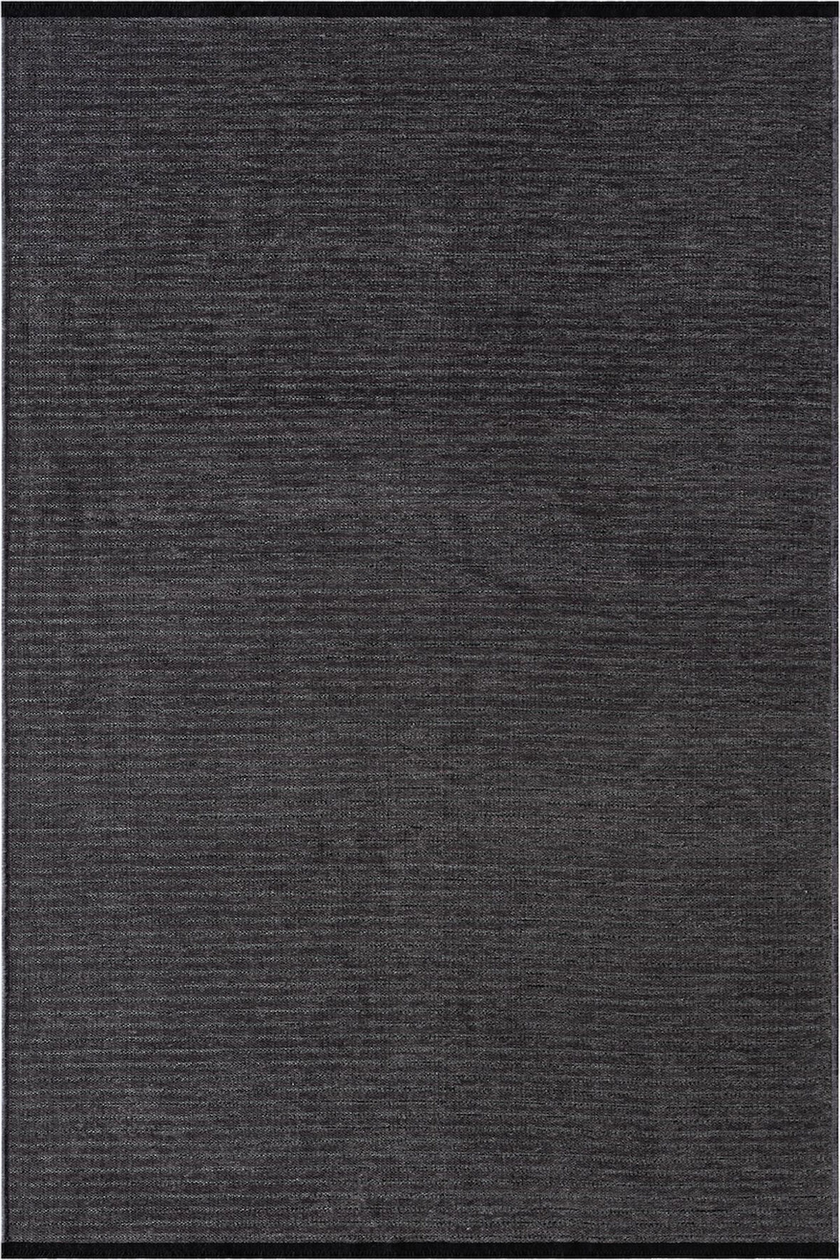 Hena HN008A Antrasit Şönil Kilim Yumuşak Toz Yapmaz Kaymaz Taban Makinada Yıkanabilir Modern Halı