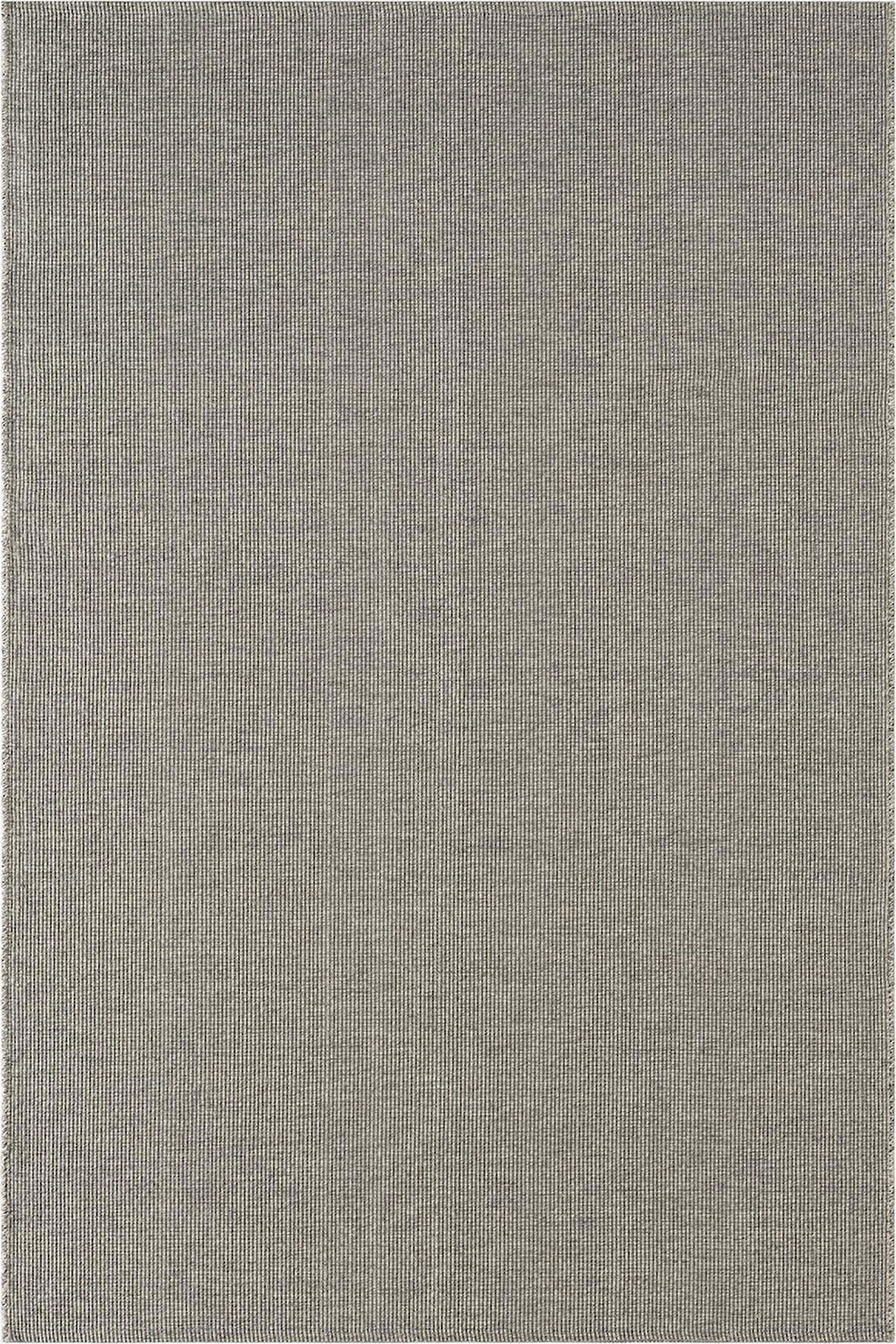 Mumbai MU002G Gri Doğal Kilim Görünümlü Pamuk Tuşeli Kaymaz Pamuk Taban Dekoratif Halı Tozu Yok