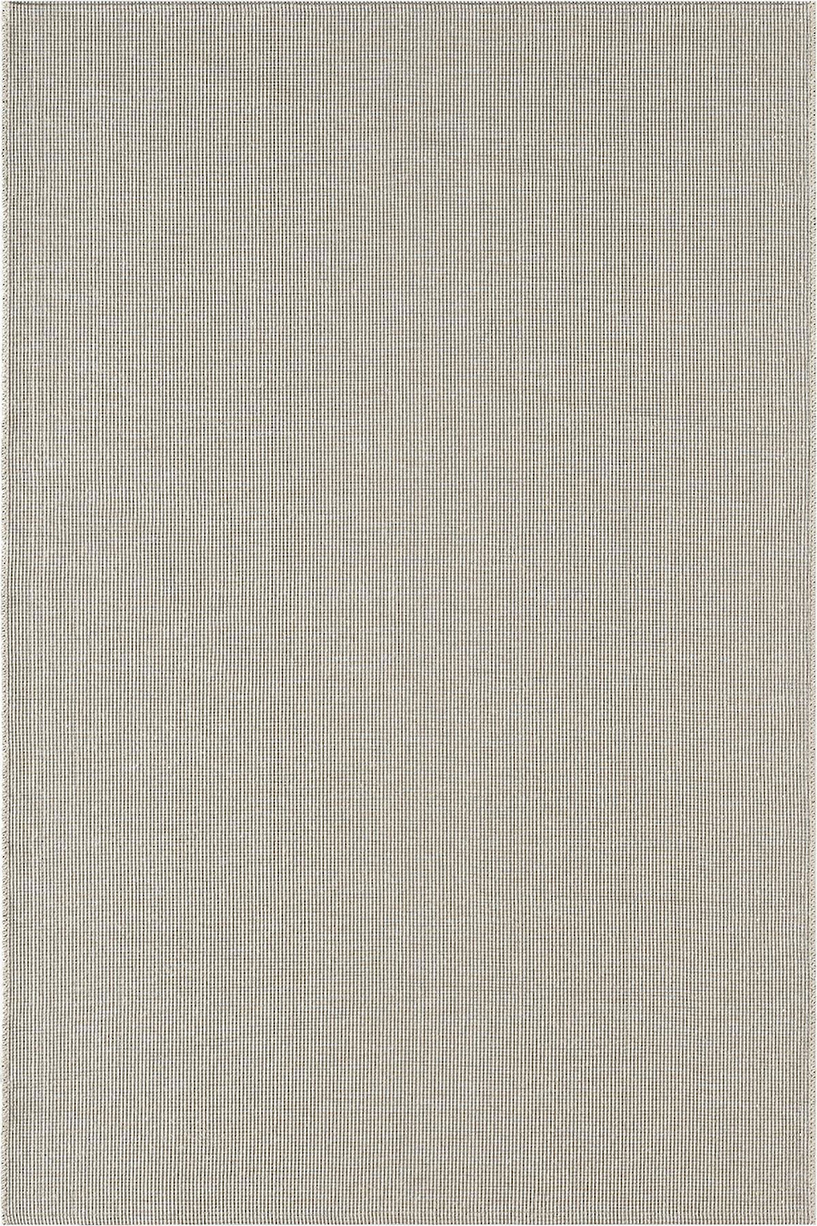 Mumbai MU002W Krem Doğal Kilim Görünümlü Pamuk Tuşeli Kaymaz Pamuk Taban Dekoratif Halı Tozu Yok