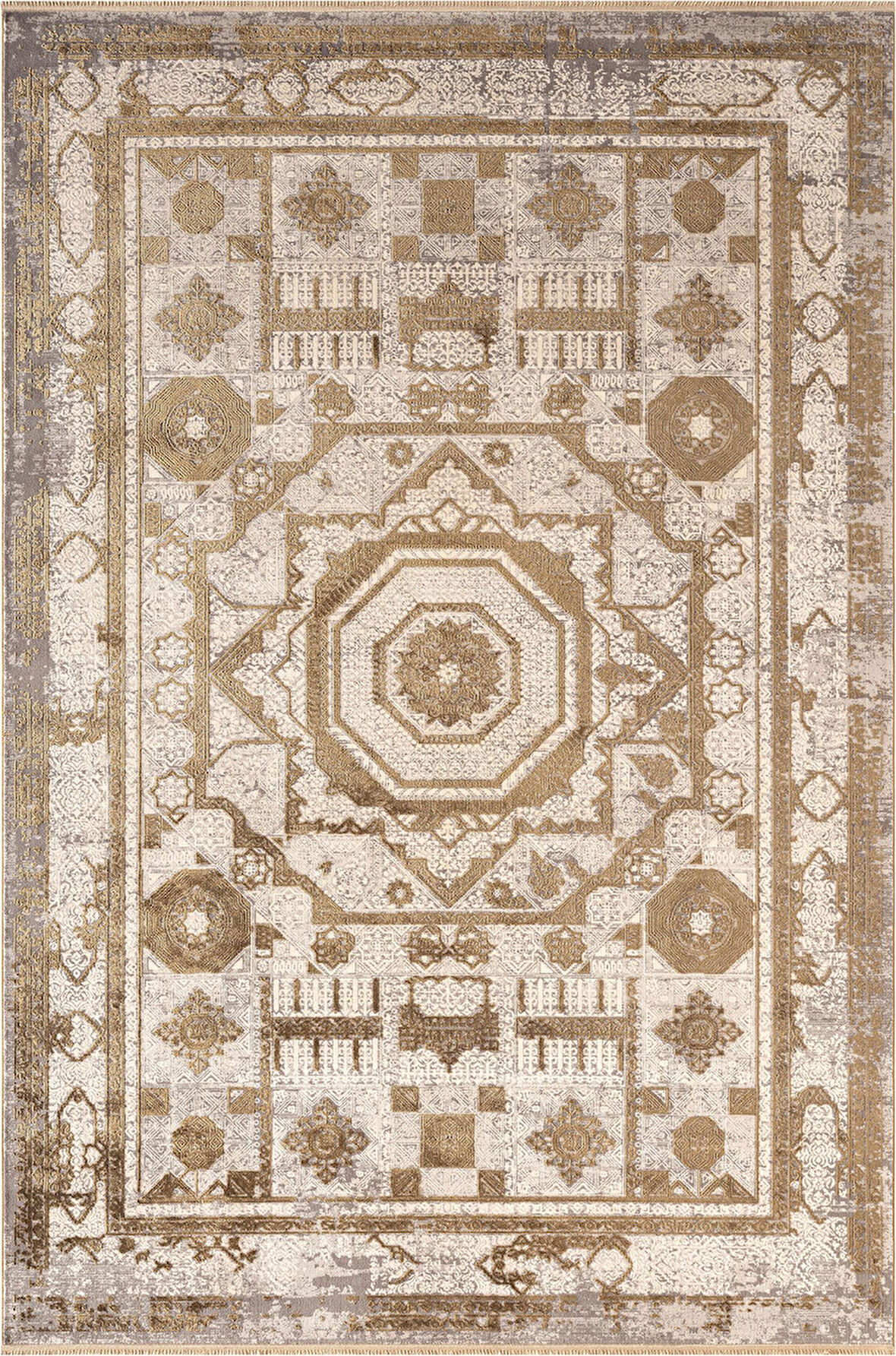 Art AT004B Vizon Halı Modern Desen Triko Akrilik Viskon Boyama Yüksek Sıklık Ipek Serisi