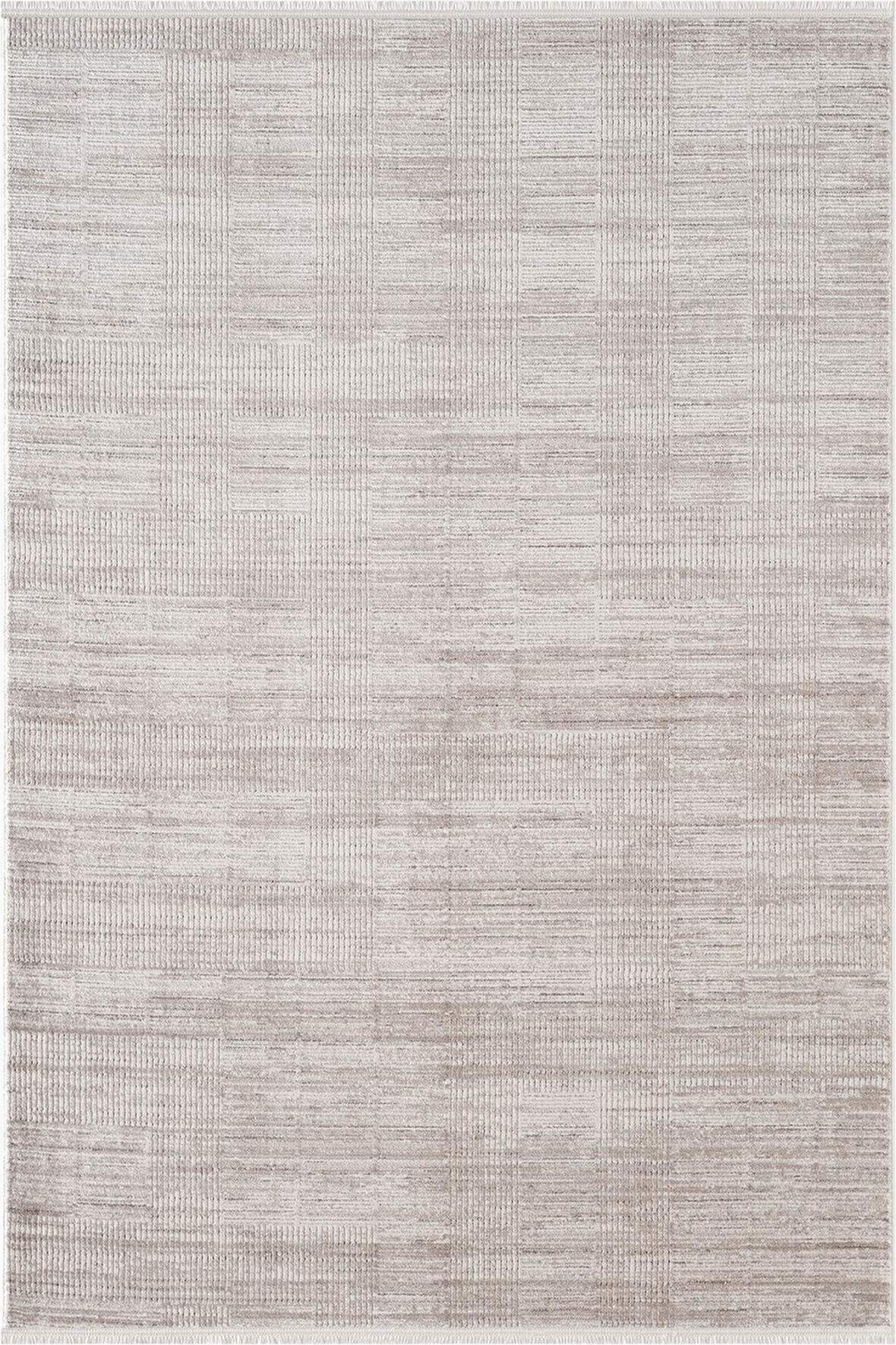 İndigo ID011G Gri Modern Desen Akrilik İplik Tozu Az Pamuk Taban Salon Mutfak Halısı