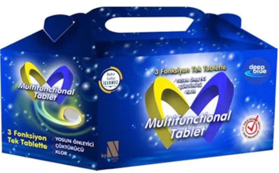 Deep Blue Üçü Bir Arada Multi Tablet Klor 1 Kg