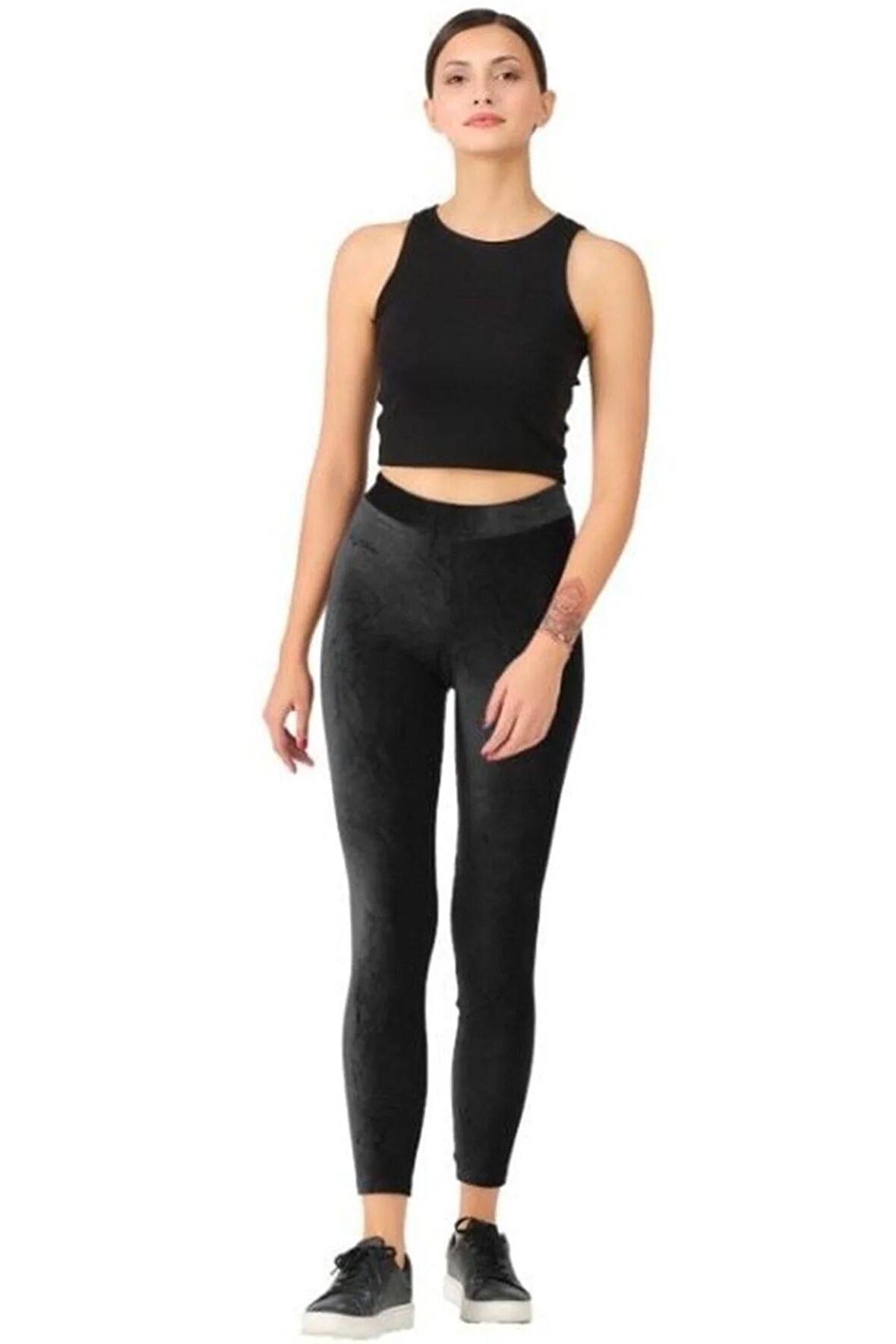 618 Fitilli Kadife Tayt