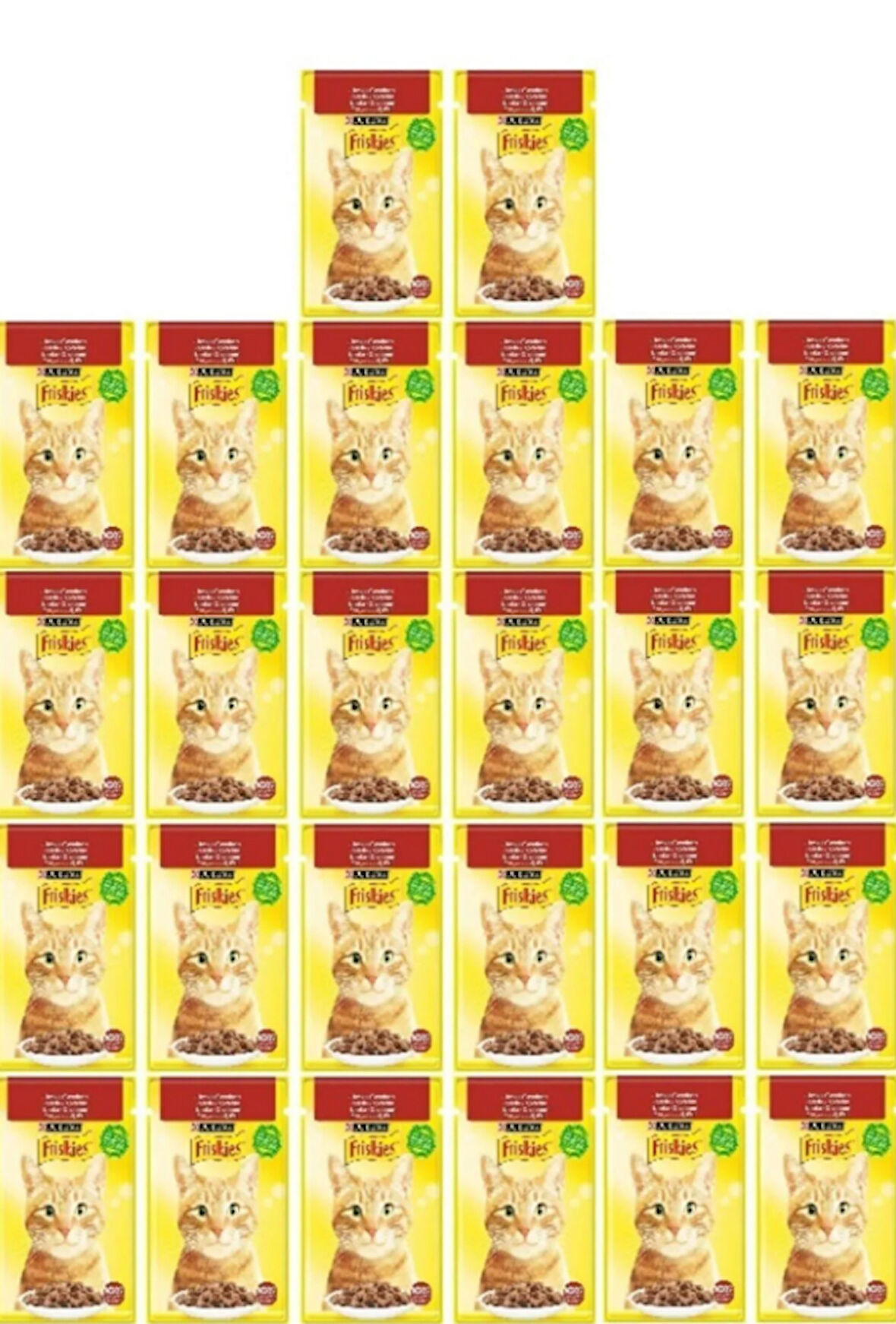  Purina Friskies Sığır Etli Soslu Pouch Yetişkin Kedi Yaş Maması 26 X 85 G