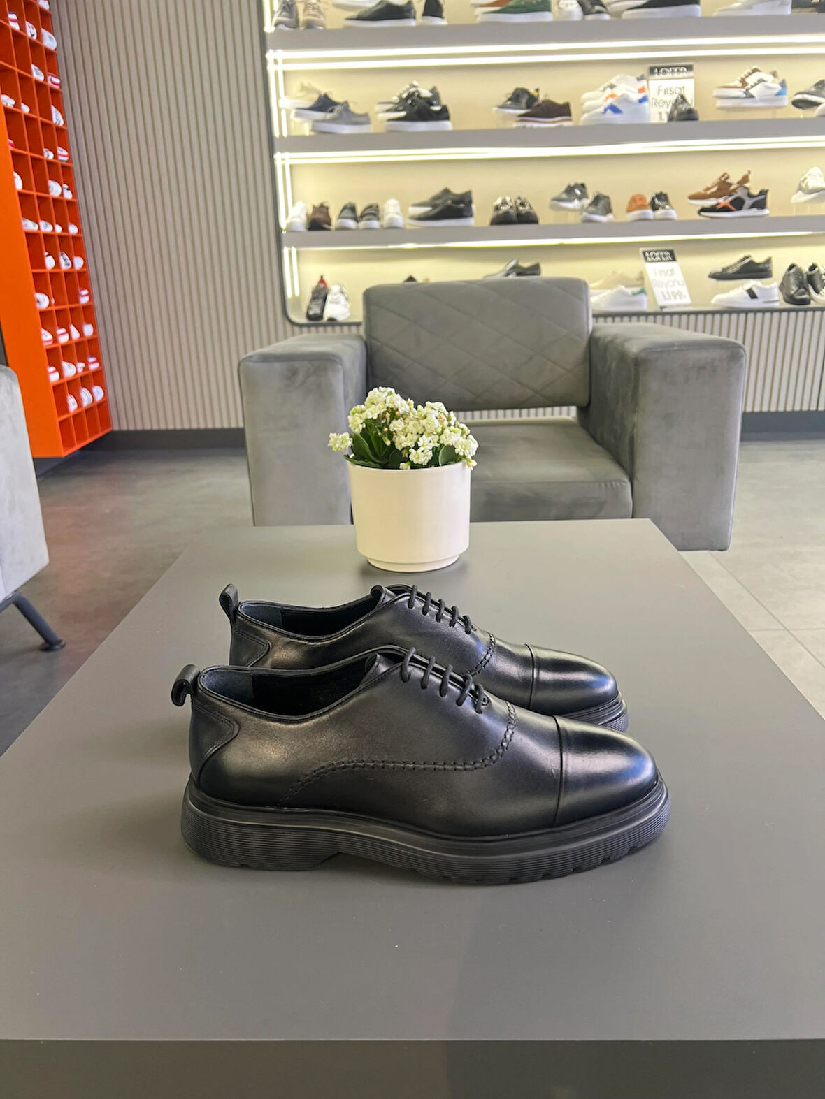 LFR-3413 DERİ MERDANE AYAKKABI Siyah