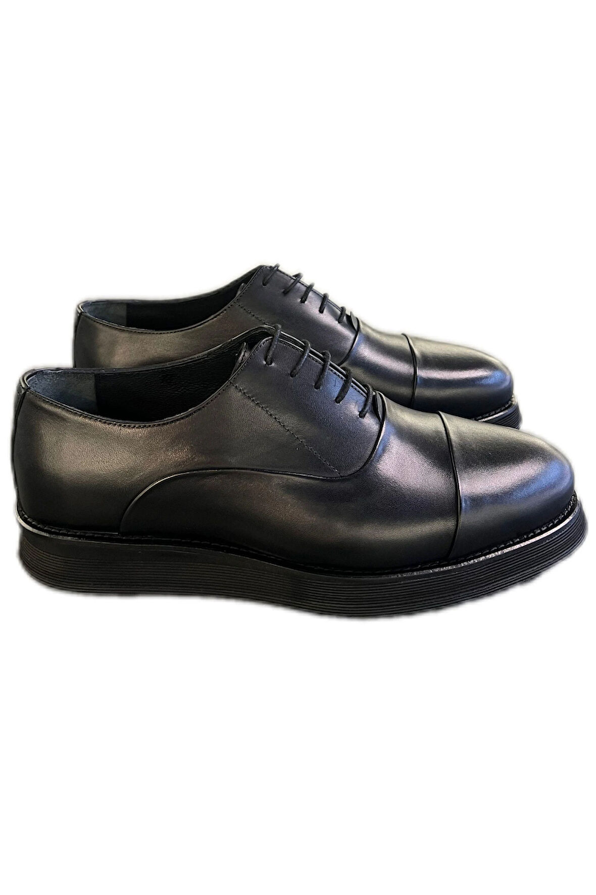 LFR-P2030 DERI BAGLI EVA AYAKKABI Siyah