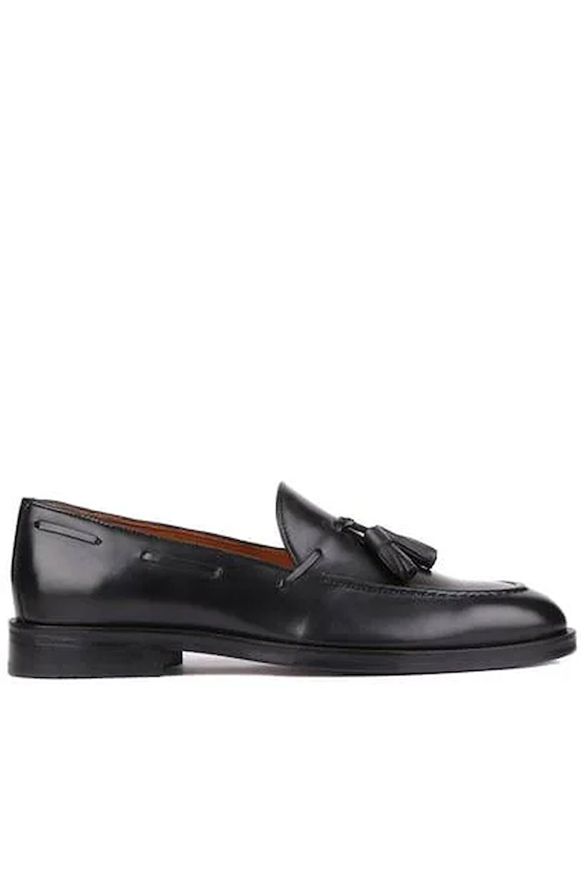 LFR-P7951 DERI PUSKULLU KLASIK AYAKKABI Siyah