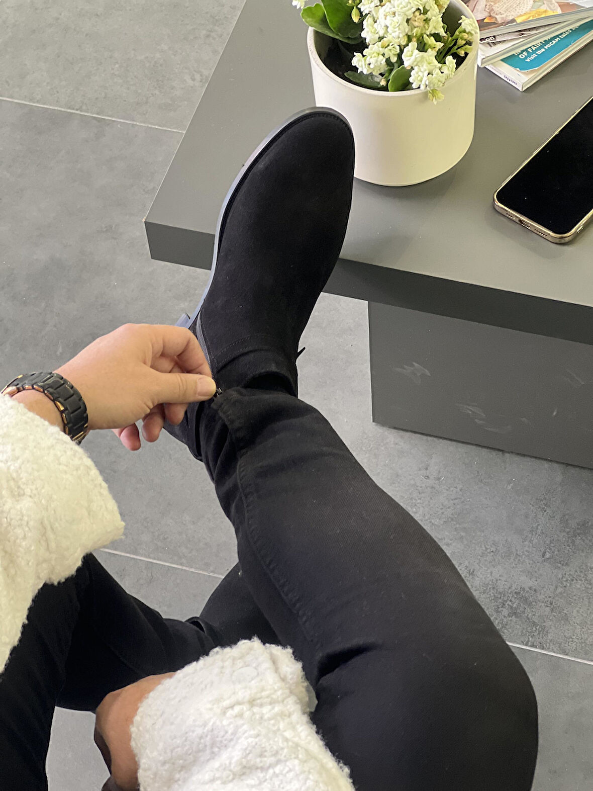 LFR-P8001 SUET MERDANE BOT Siyah