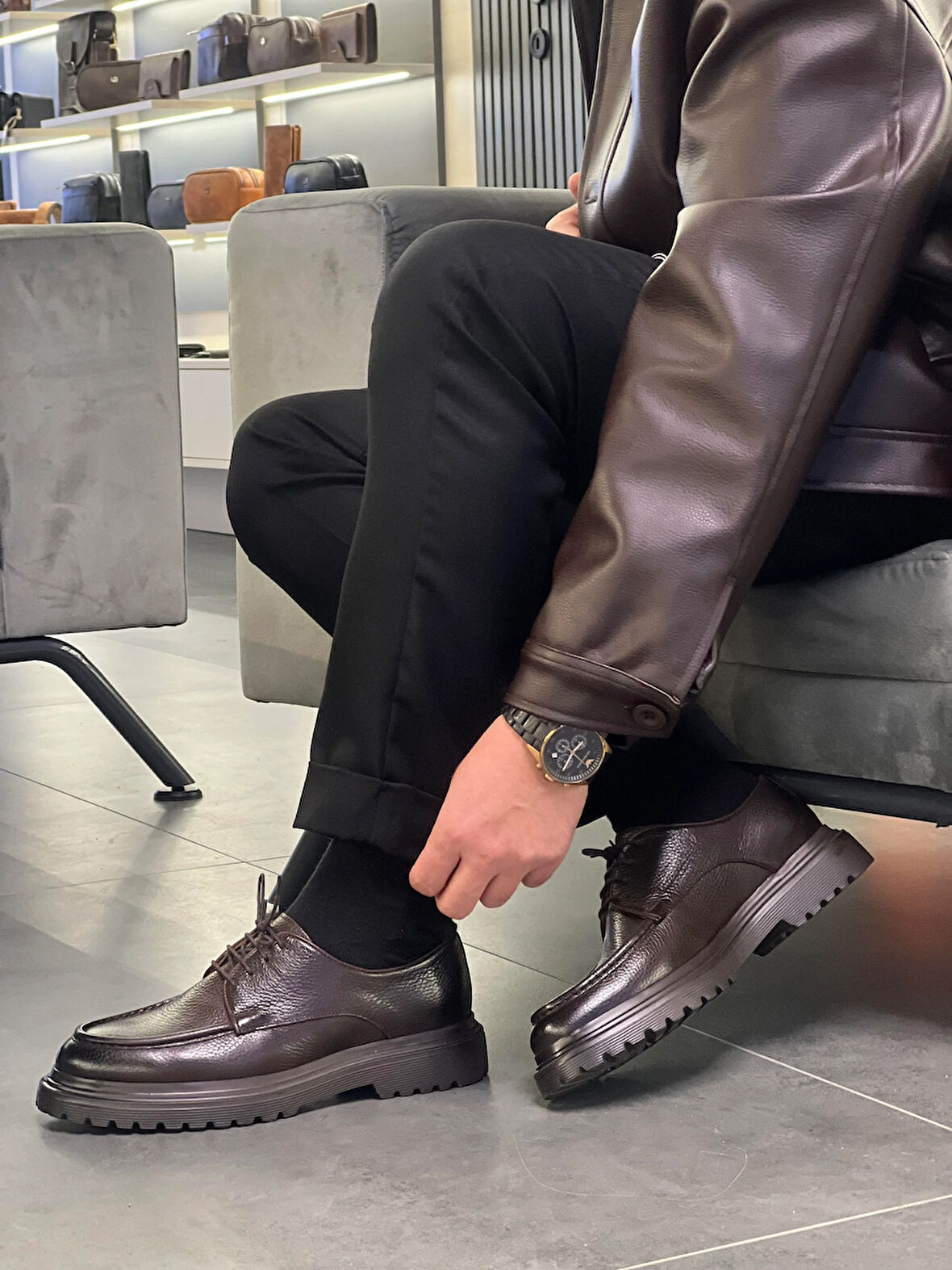 LFR-P1615F FLOTHER MERDANE BAĞLI EVA Kahve