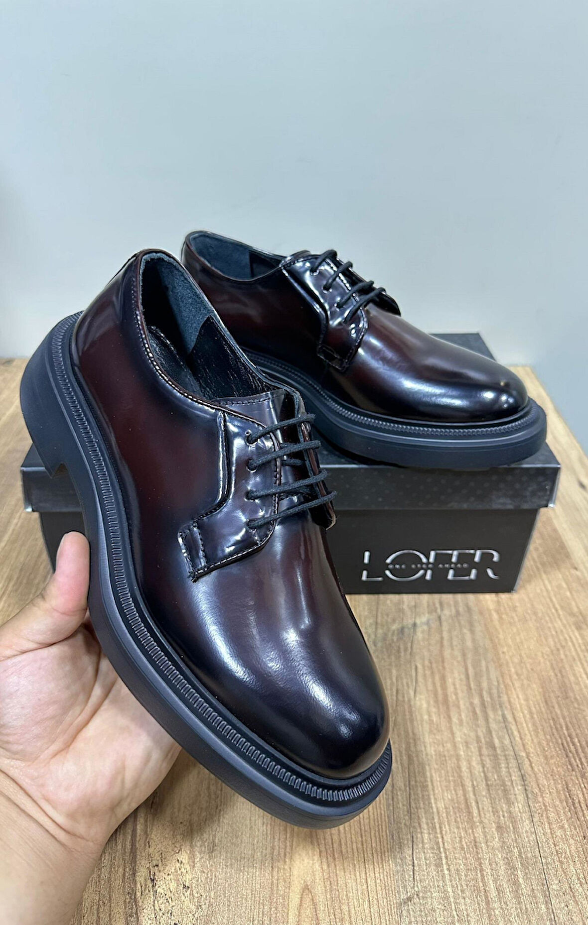 LFR-F108 ACMA MERDANE AYAKKABI Bordo