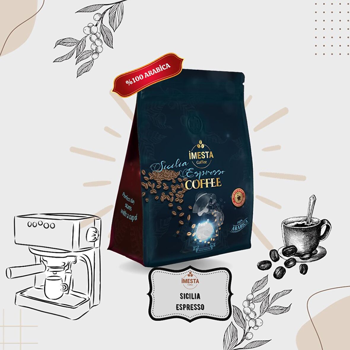 İmesta Organic Espresso Sicilia 250gr