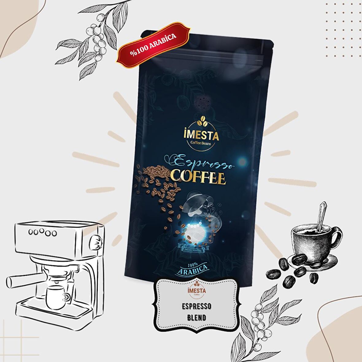 İmesta Organic Espresso Blend 1kg