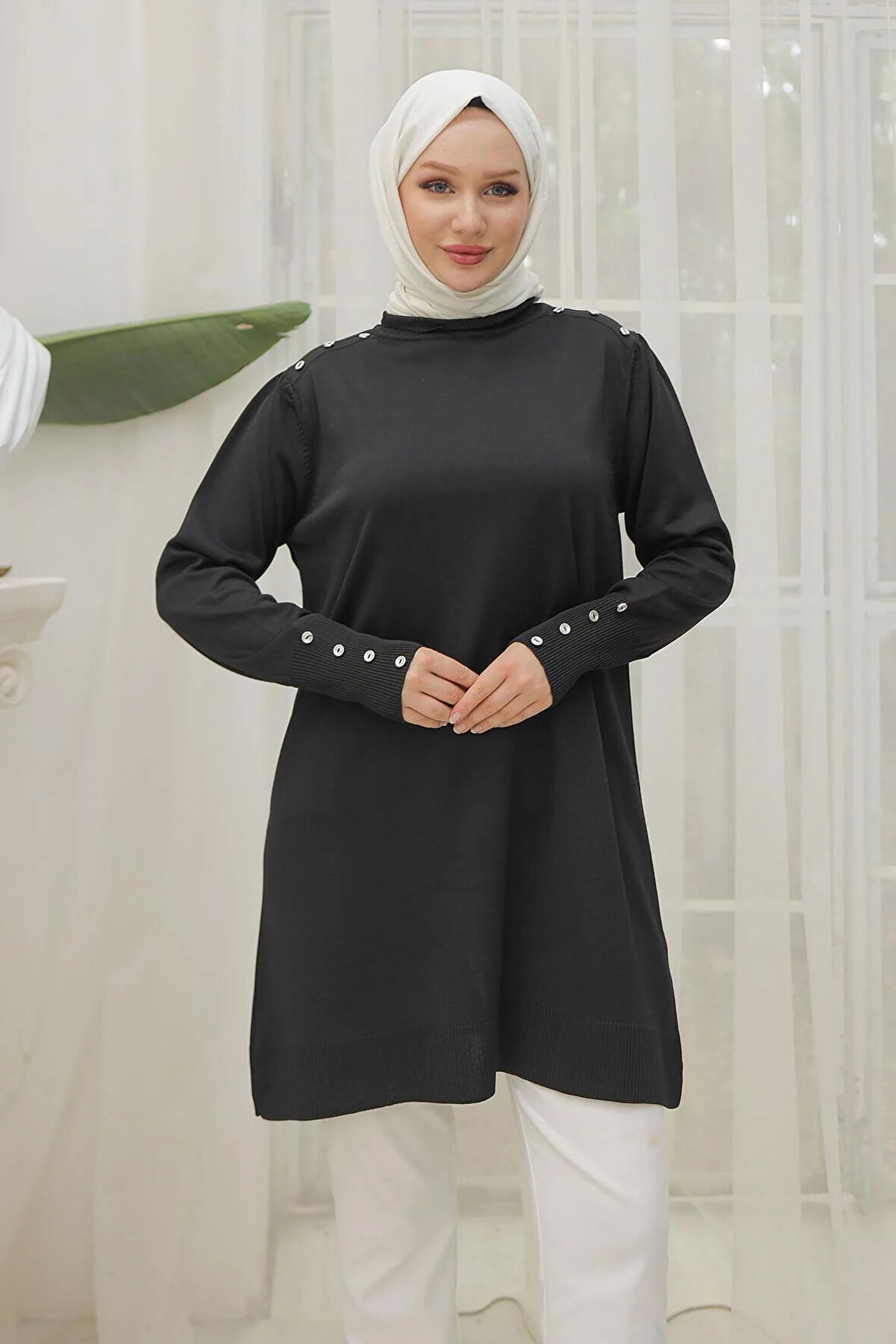 Armine TREND Triko Tunik Siyah 24KTD404