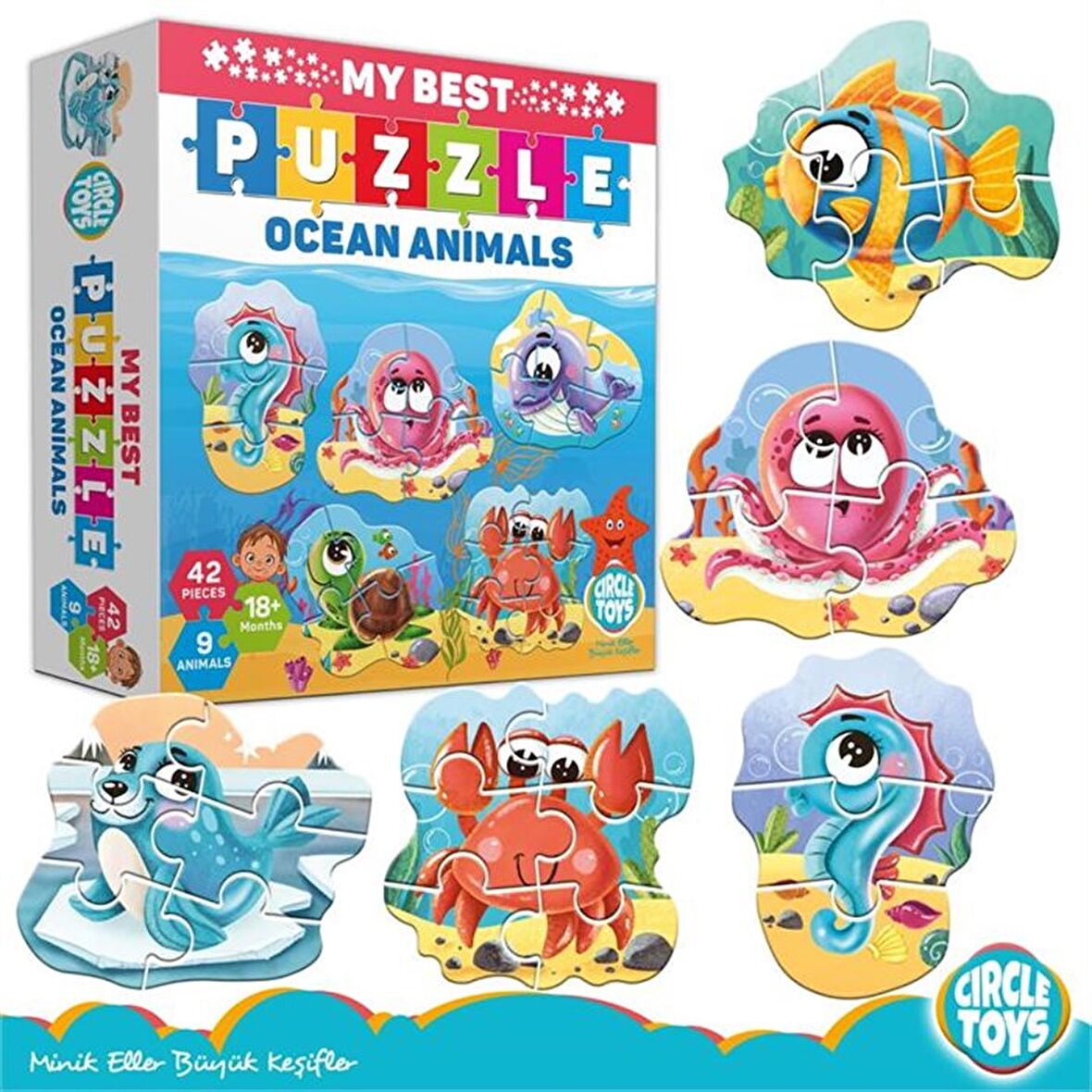 My Best Puzzle Ocean Anımals