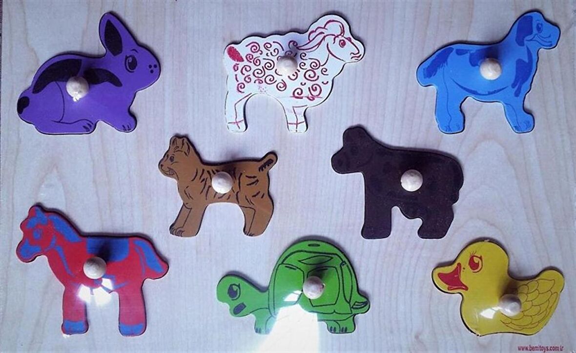 Bemi Toys Hayvanlar Puzzle Ahşap