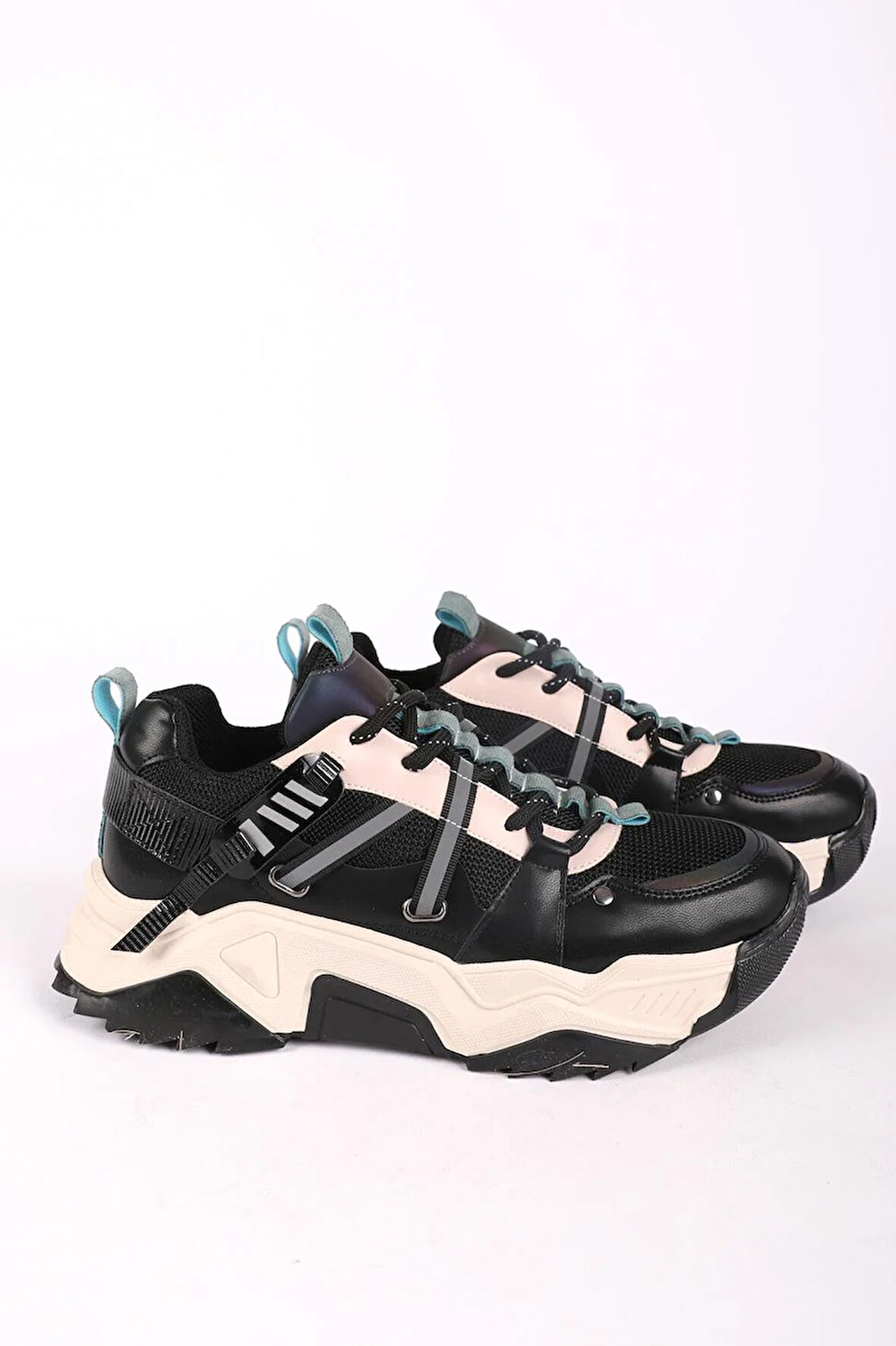 Kadın Spor Ayakkabı & Sneaker Siyah - Yeşil