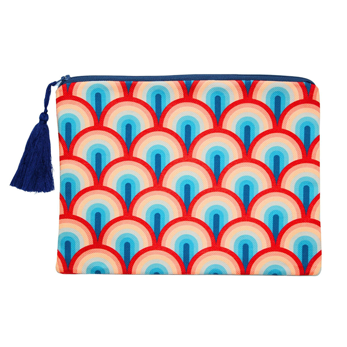 Retro Desenli Clutch