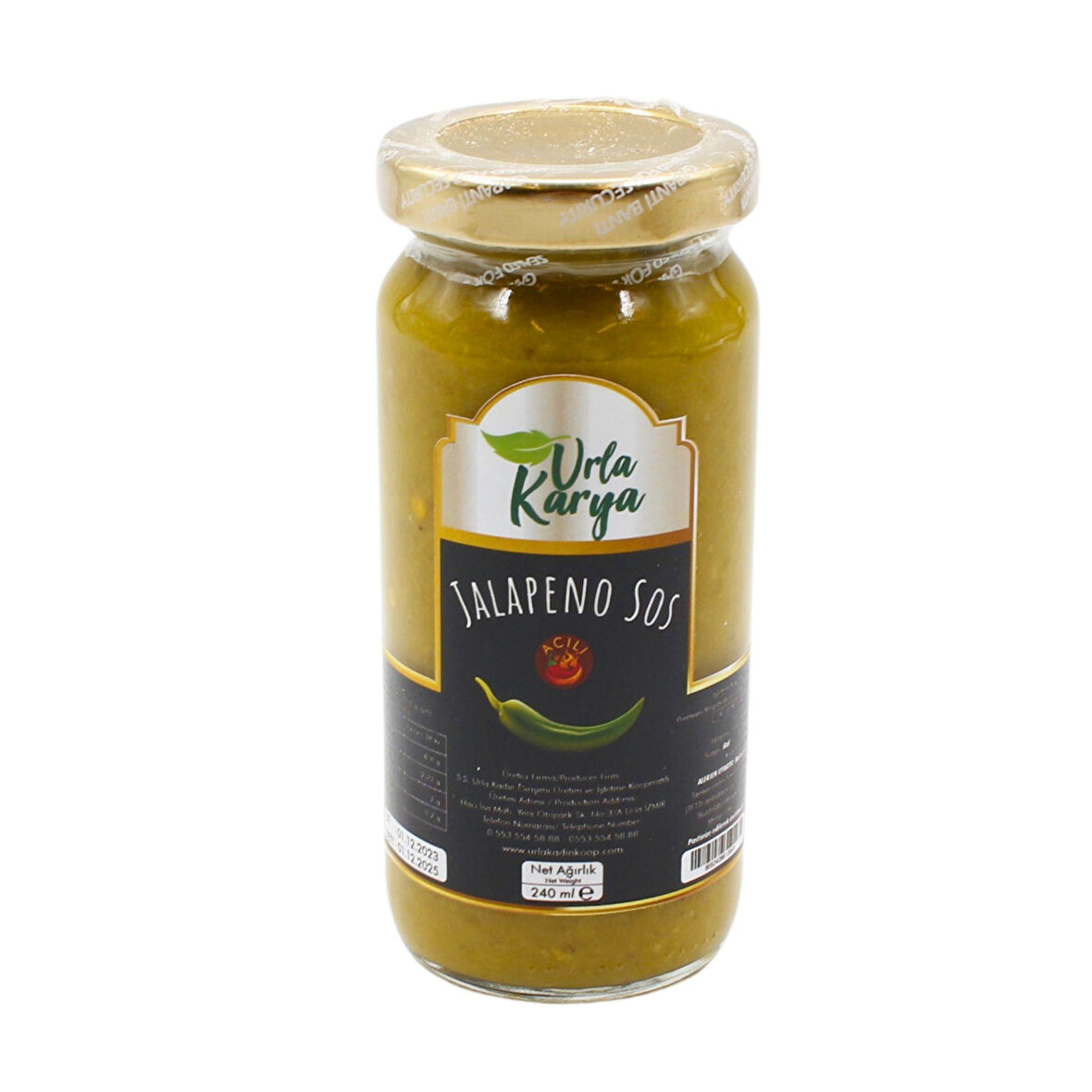 Urla Karya Acılı Jalapeno Sos 240 Ml