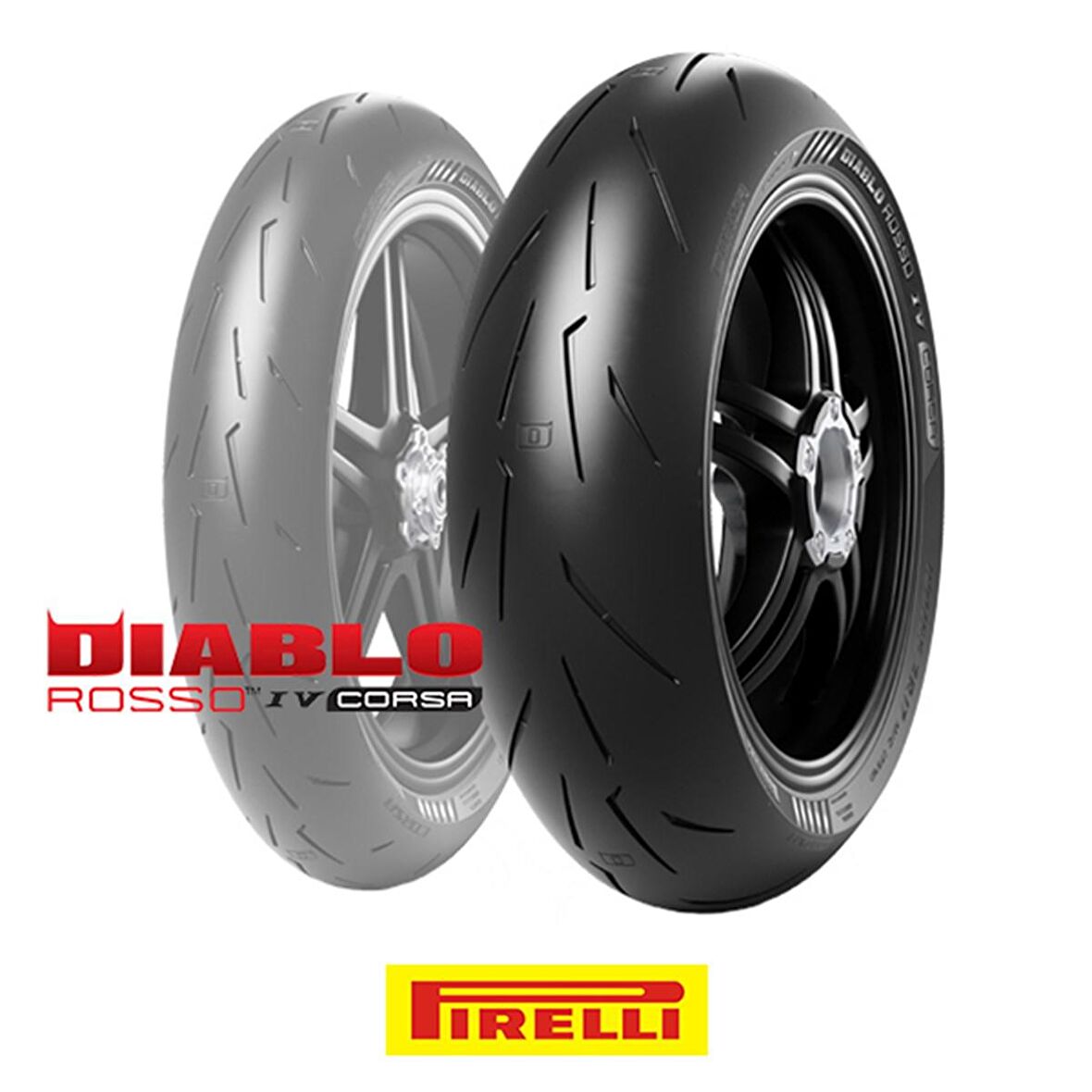 Pirelli 190/55ZR17 Diablo Rosso IV Corsa 75W Arka Motosiklet Lastiği