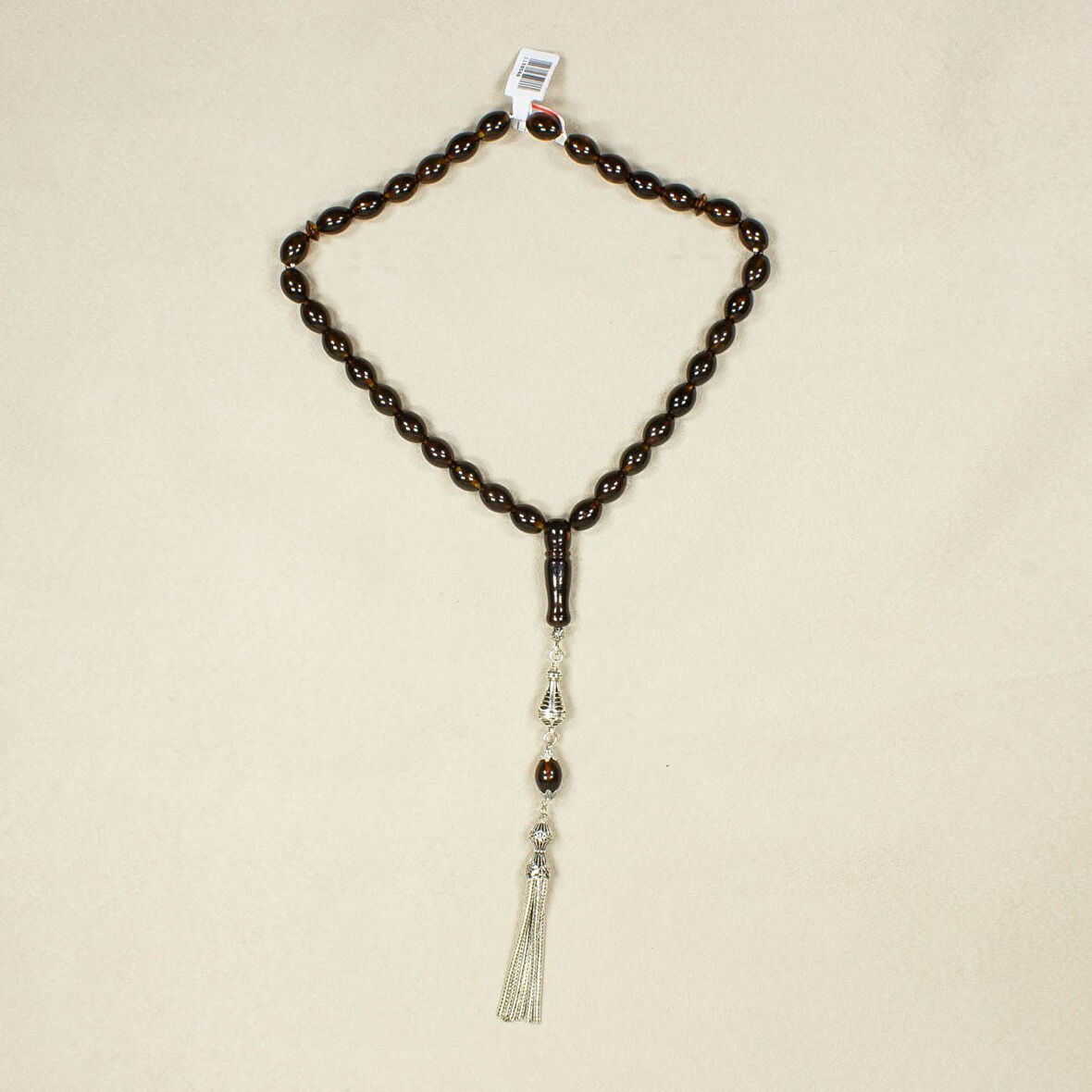 Beyzi Kesim Damla Kehribar Tesbih