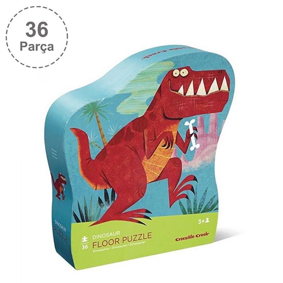 Dekoratif Puzzle - 36 Parça - Dinozor