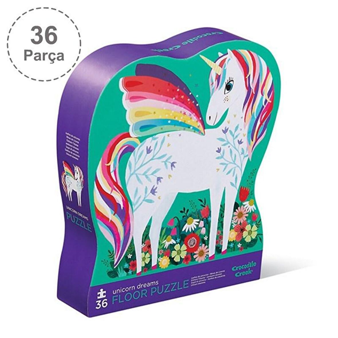 Dekoratif Puzzle - 36 Parça - Unicorn