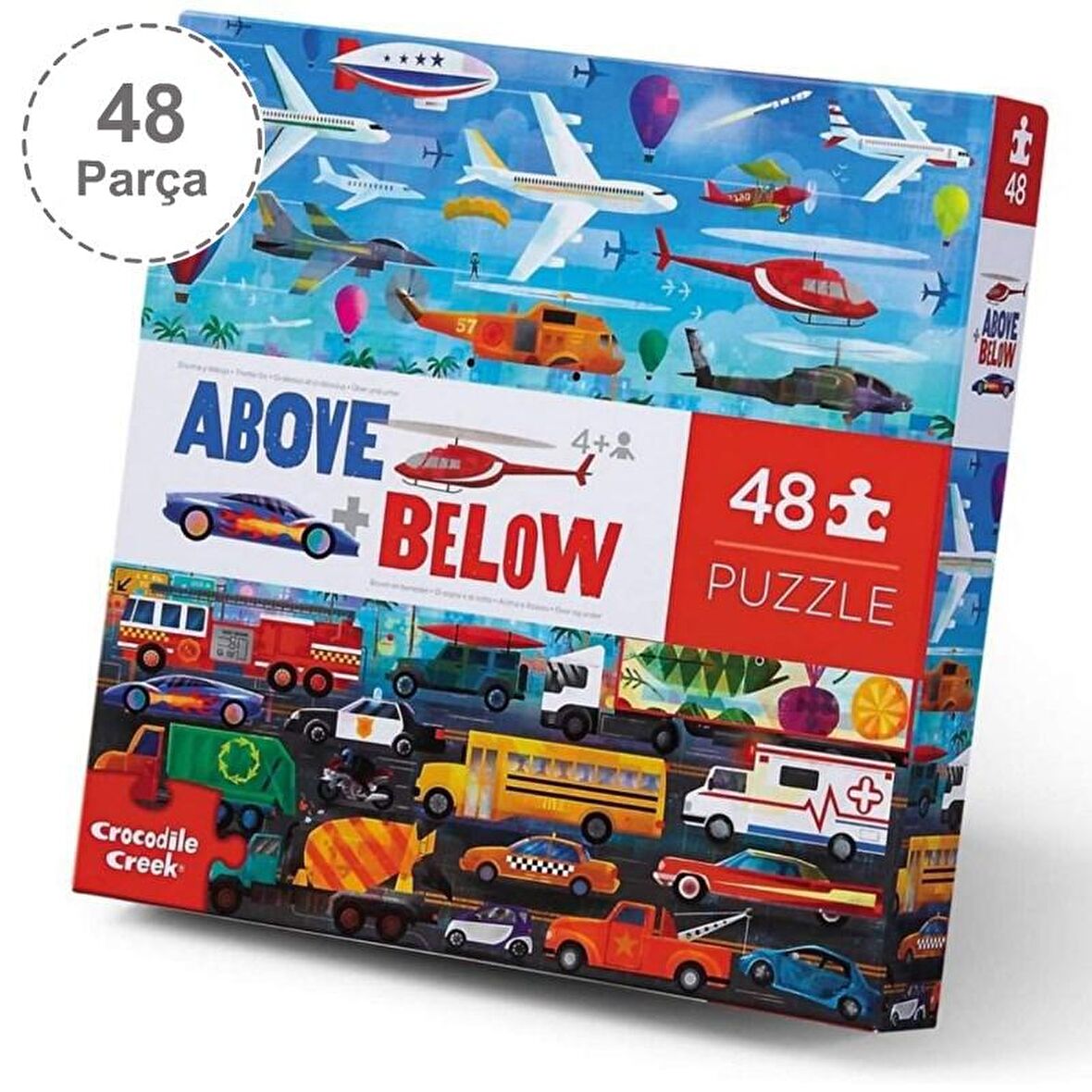 Puzzle - 48 Parça - Things That Go