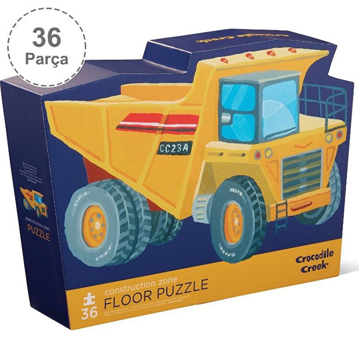 Dekoratif Puzzle - 36 Parça - Construction Zone