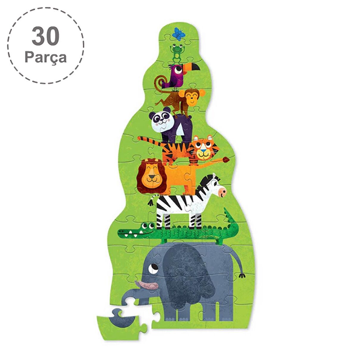 Orman 3+ Yaş Büyük Boy Puzzle 30 Parça