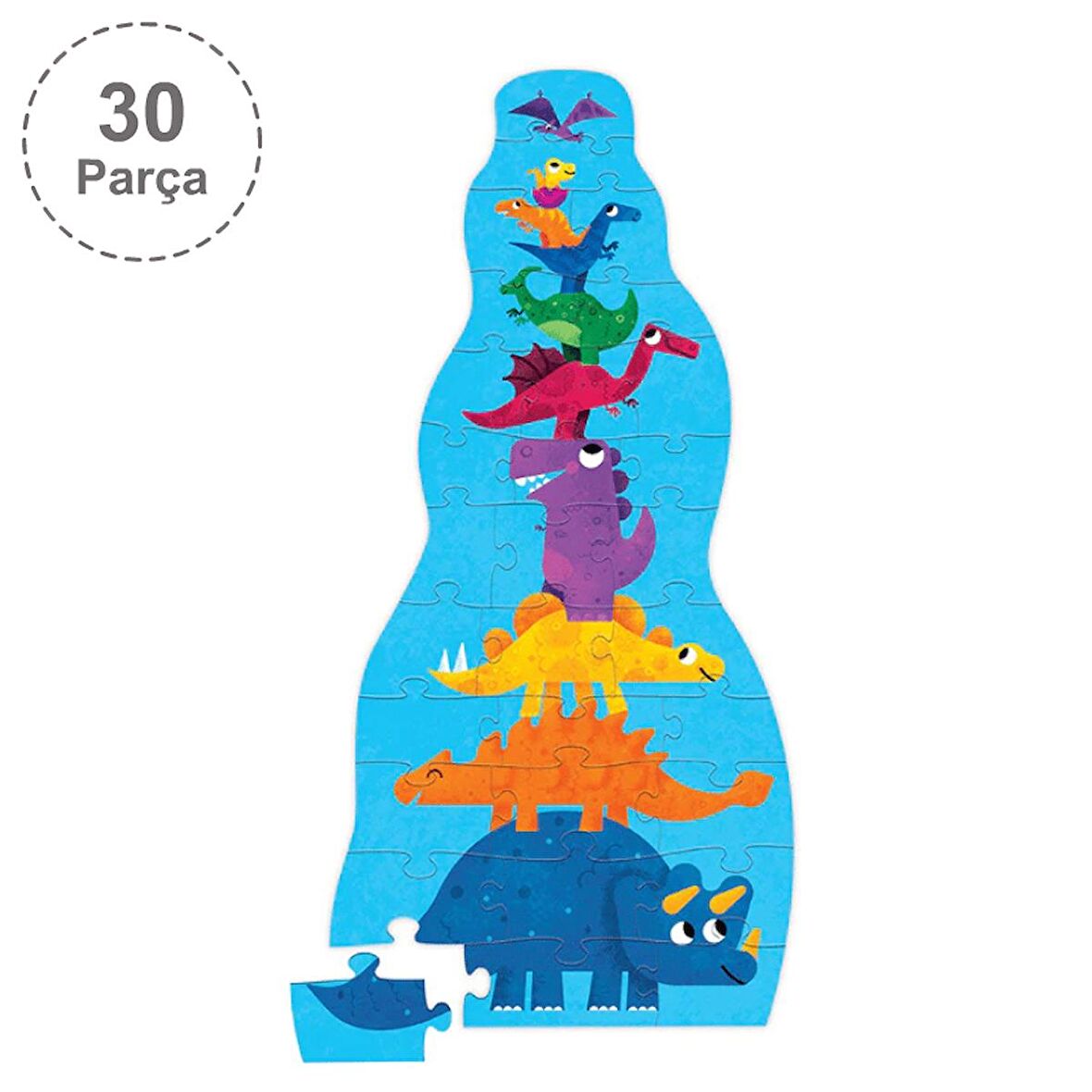 Dinozor 3+ Yaş Büyük Boy Puzzle 30 Parça