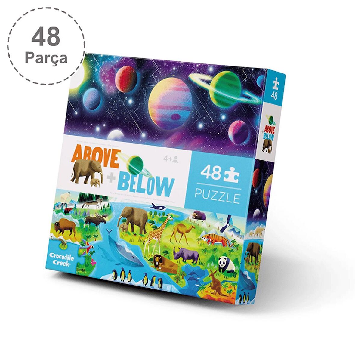 Dünya Ve Uzay 4+ Yaş Büyük Boy Puzzle 48 Parça