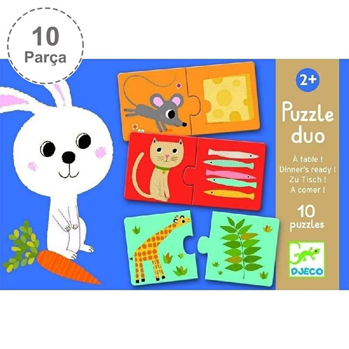 Djeco İkili Puzzle - Duo Dinner