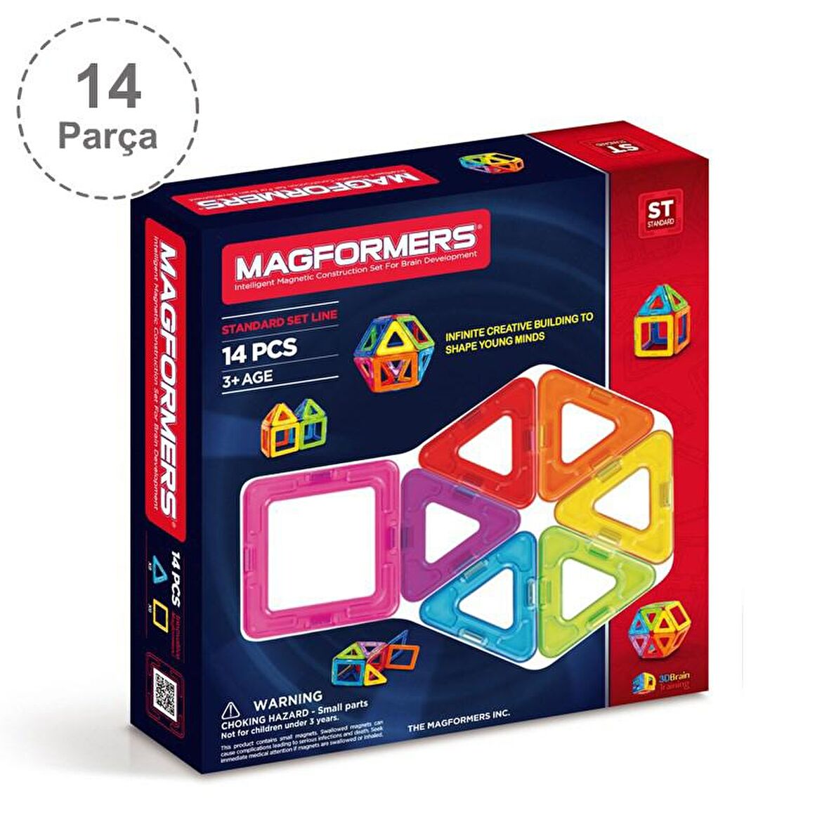 Magformers Mıknatıslı Basic Set - 14 Parça