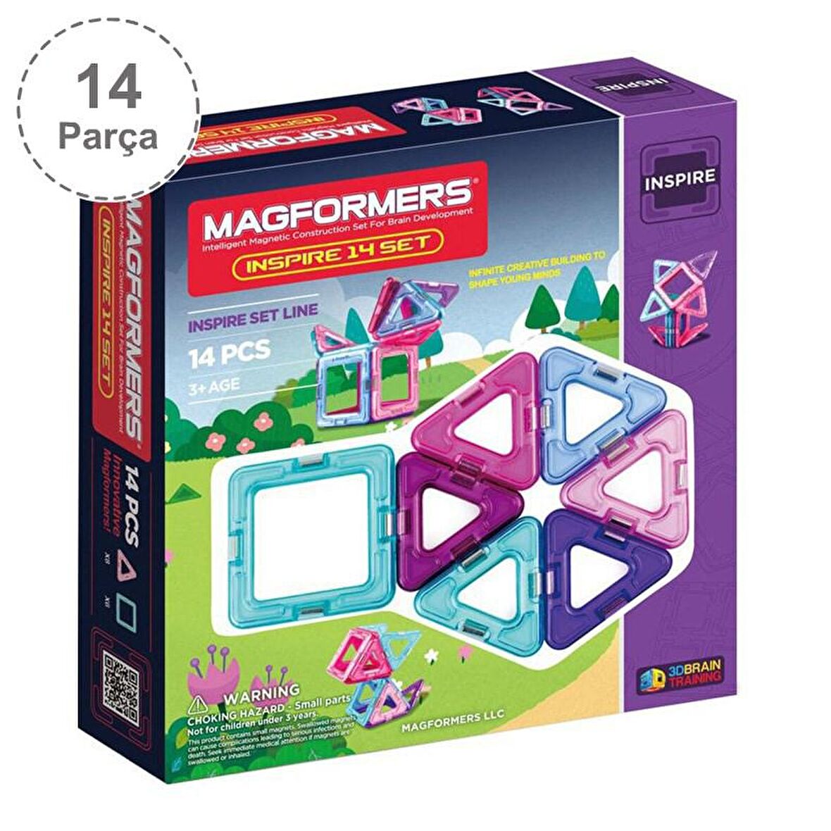 Magformers Mıktatıslı Inspire Set - 14 Parça