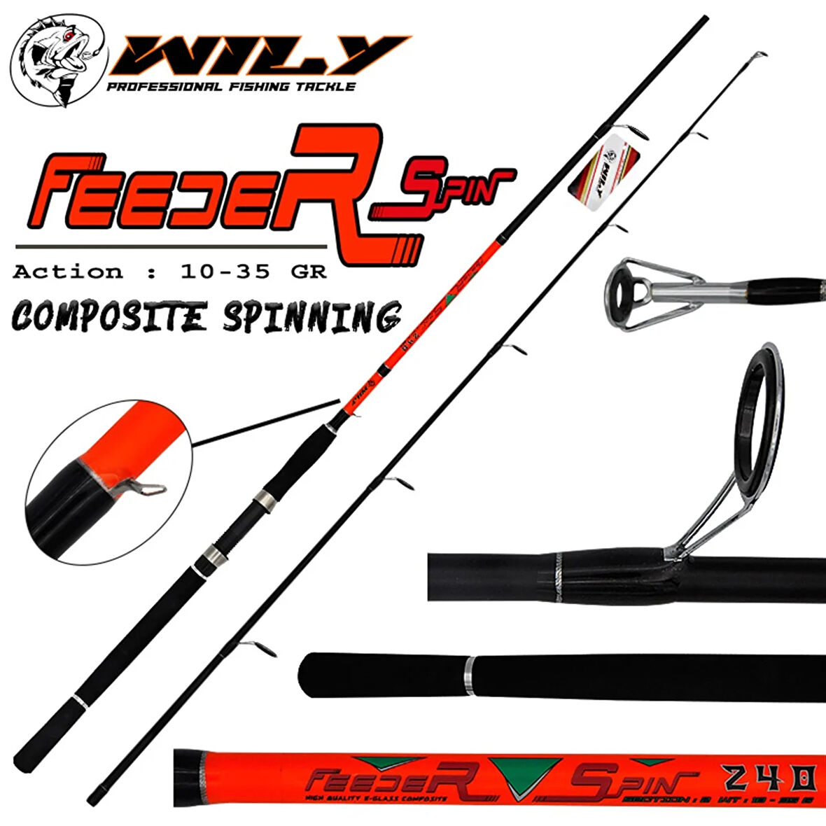 Wily Feeder Spin Kamış 270 CM 10 - 35 Gr