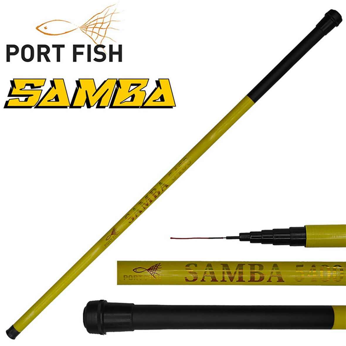 Port Fish Samba 720 Cm Kısa Kapanır Göl Kamışı