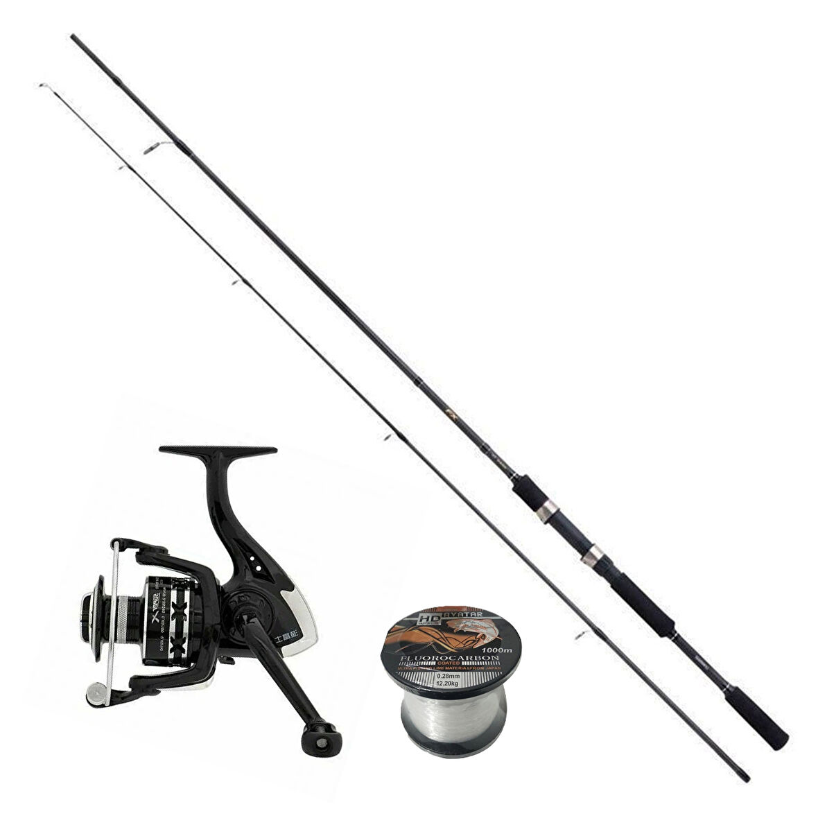 Shimano 270 Cm 14-40 Gr Olta Kamışı - Avlivari Yourfish SuperX Metal Kafa 14BB 4000 Olta Makinası Seti