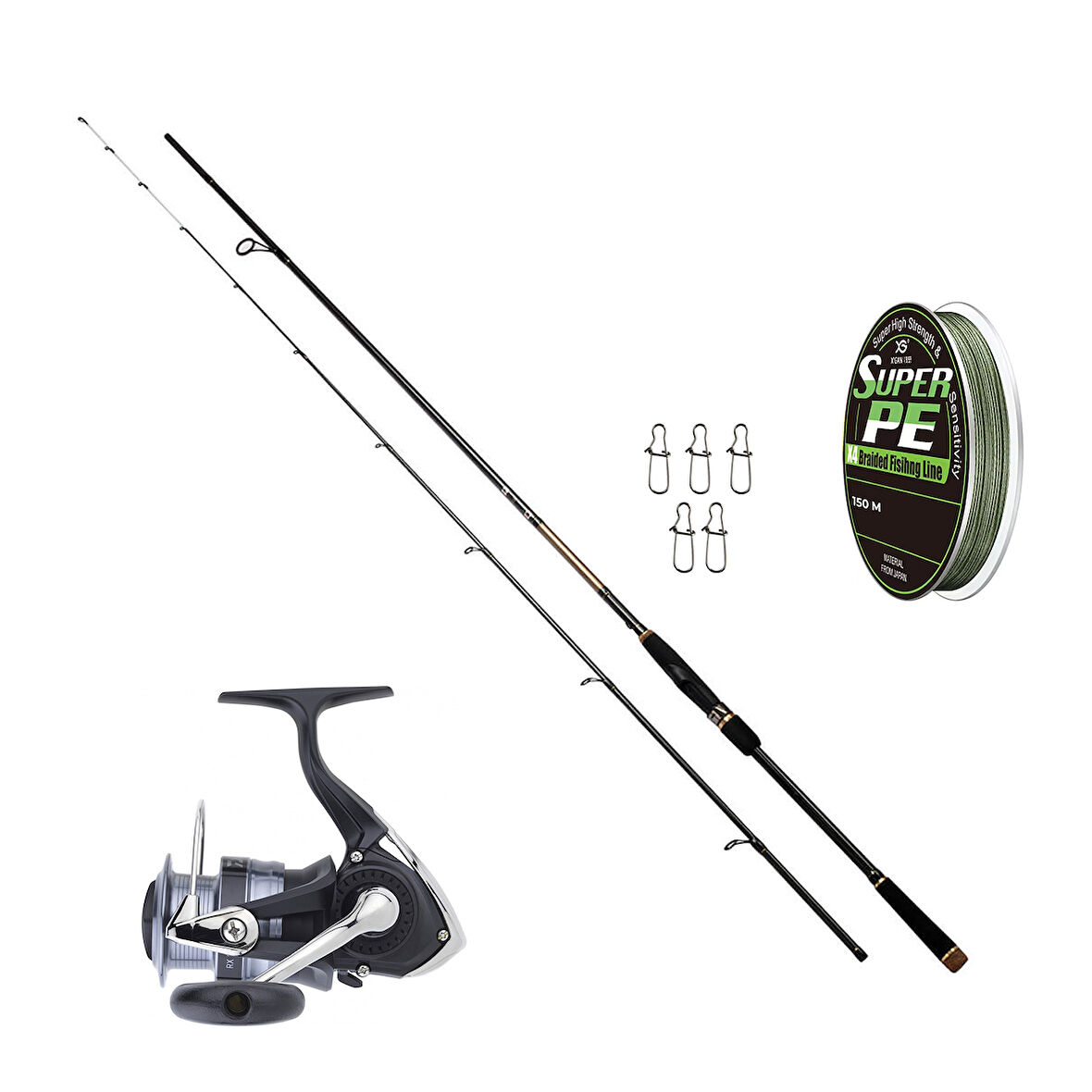 Albastar Dropking 240 Cm 7-28 Gr - Daiwa Rx 2000 Tam Takım Hobi Kıyı Olta Seti