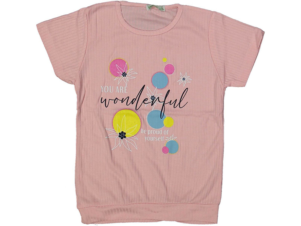 KIZ 3/6 YAŞ WONDERFUL BASKILI BADİ