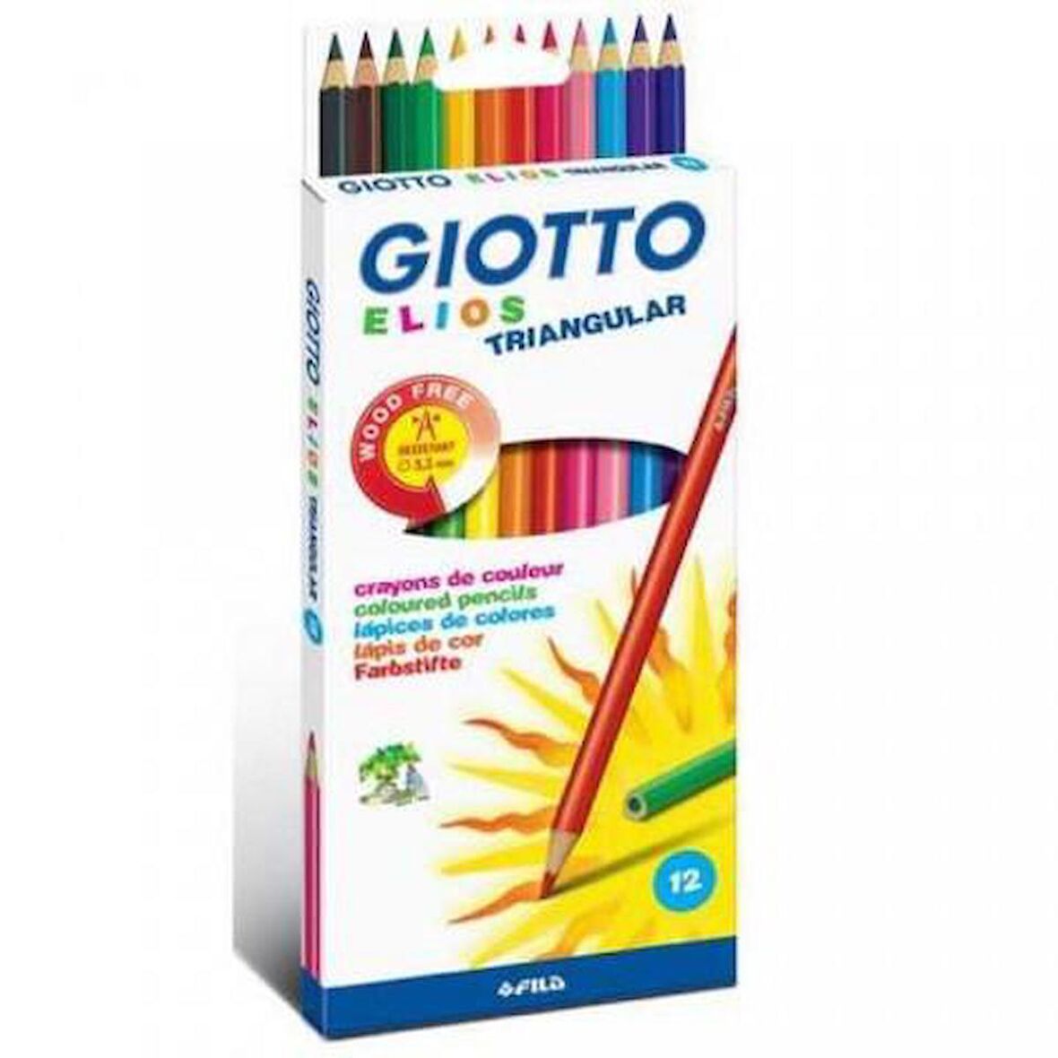 Giotto Elios Kuru Boya Seti 12 Renk