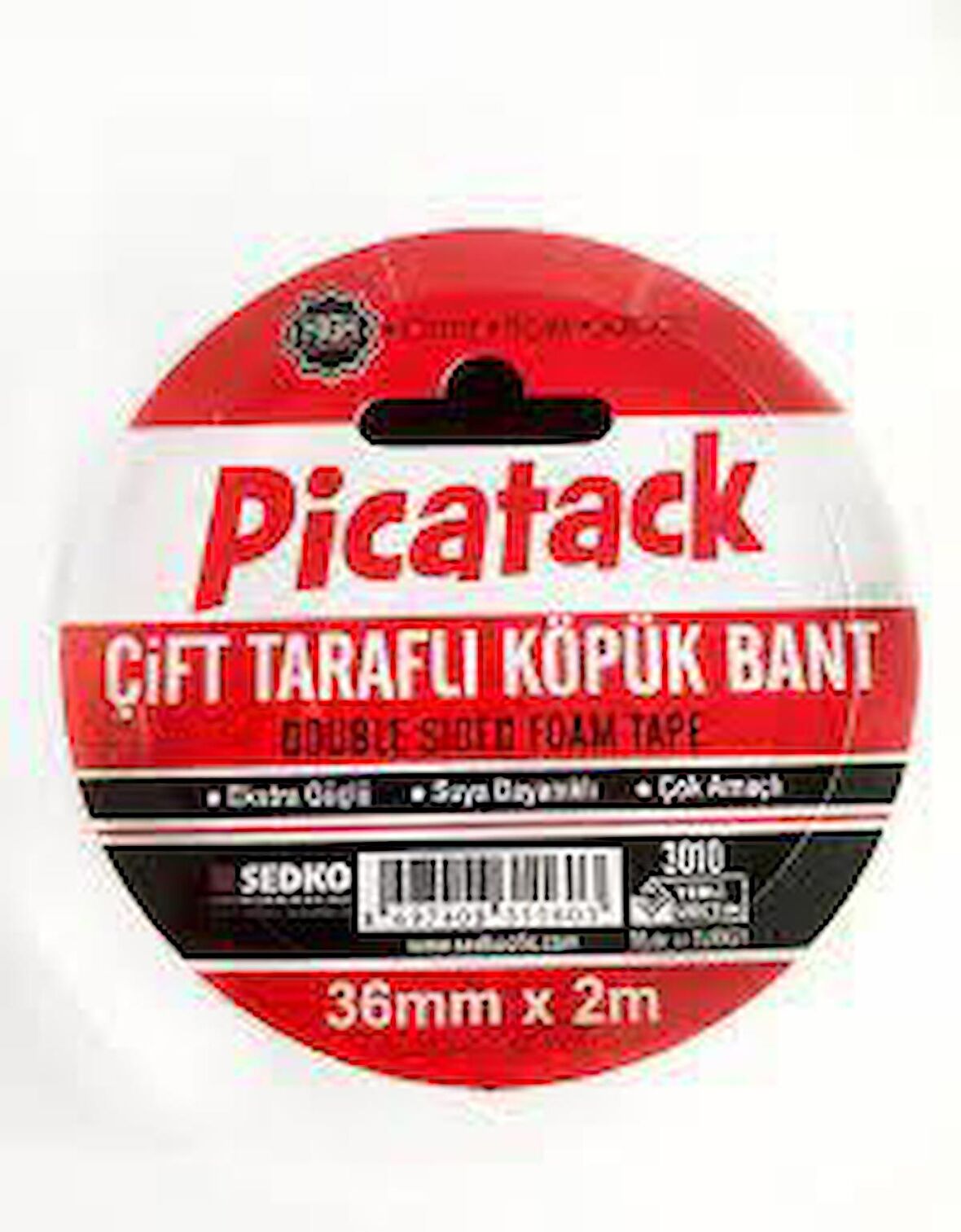 Picador Picatack 36 mm x 2 m Çift Taraflı Köpük Bant