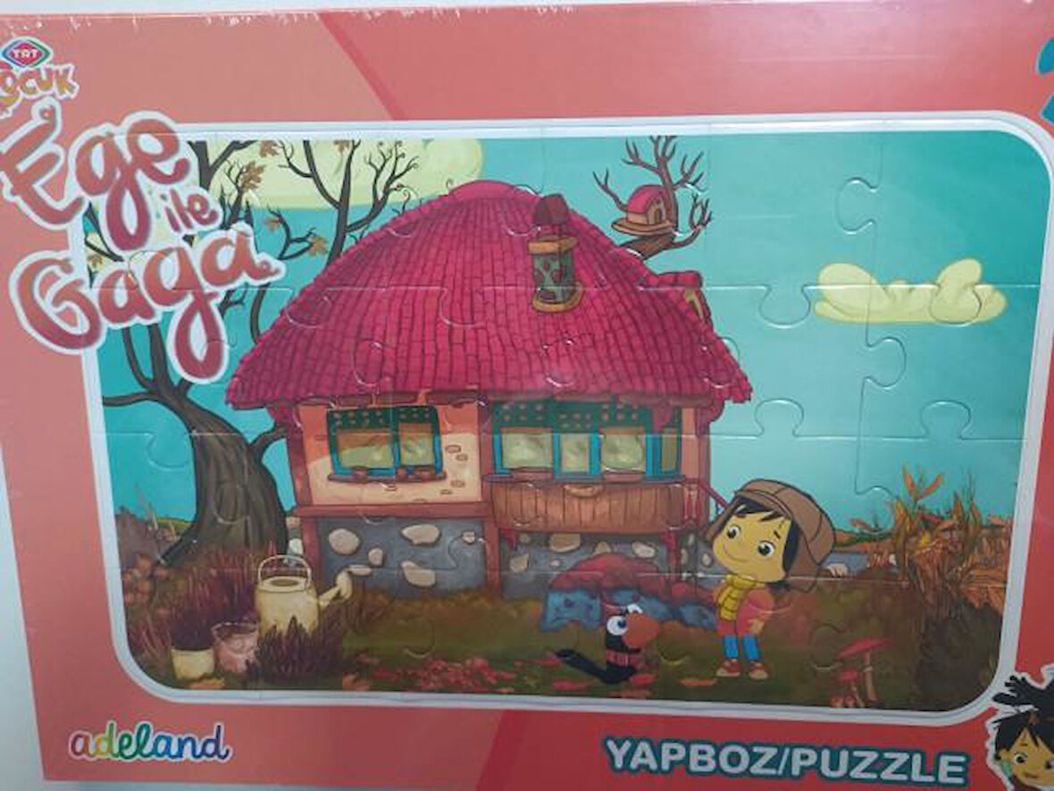 Adeland Trt Çocuk Ege İle Gaga 24 Parça Yapboz (Puzzle)