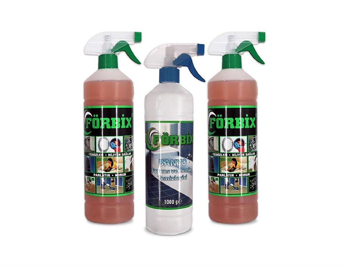 FORBİX 3 LÜ PAKET 2 FORBİXGTS35 VE 1 BANYO TEMİZLEYİCİ