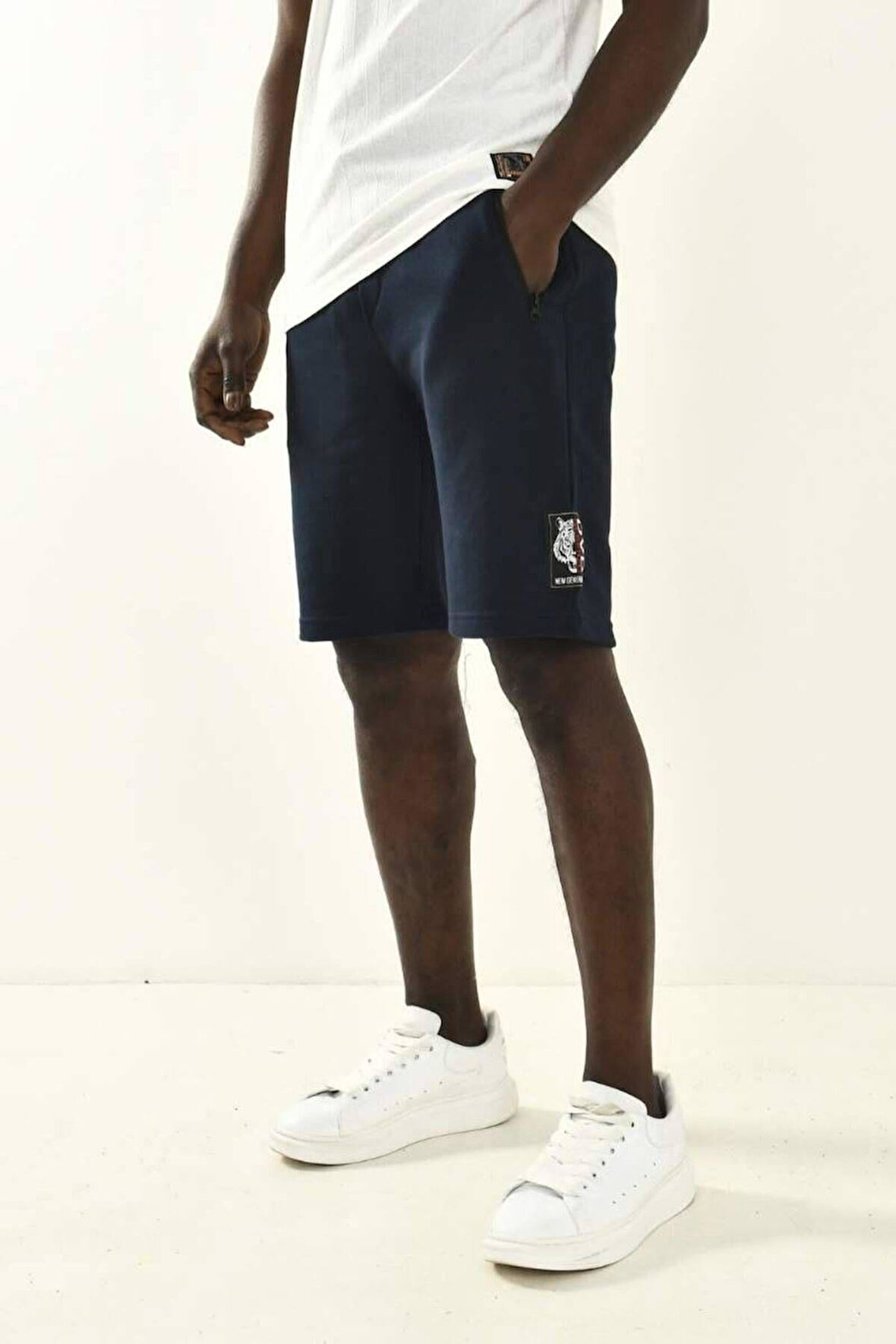 Lacivert Basic Erkek Şort