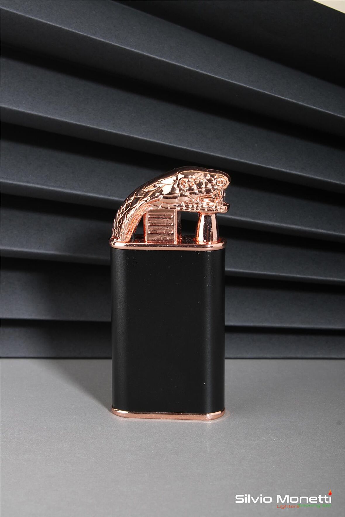 Bronz Yılan Kobra Model Gazlı Çakmak 24CSM805MYNR01