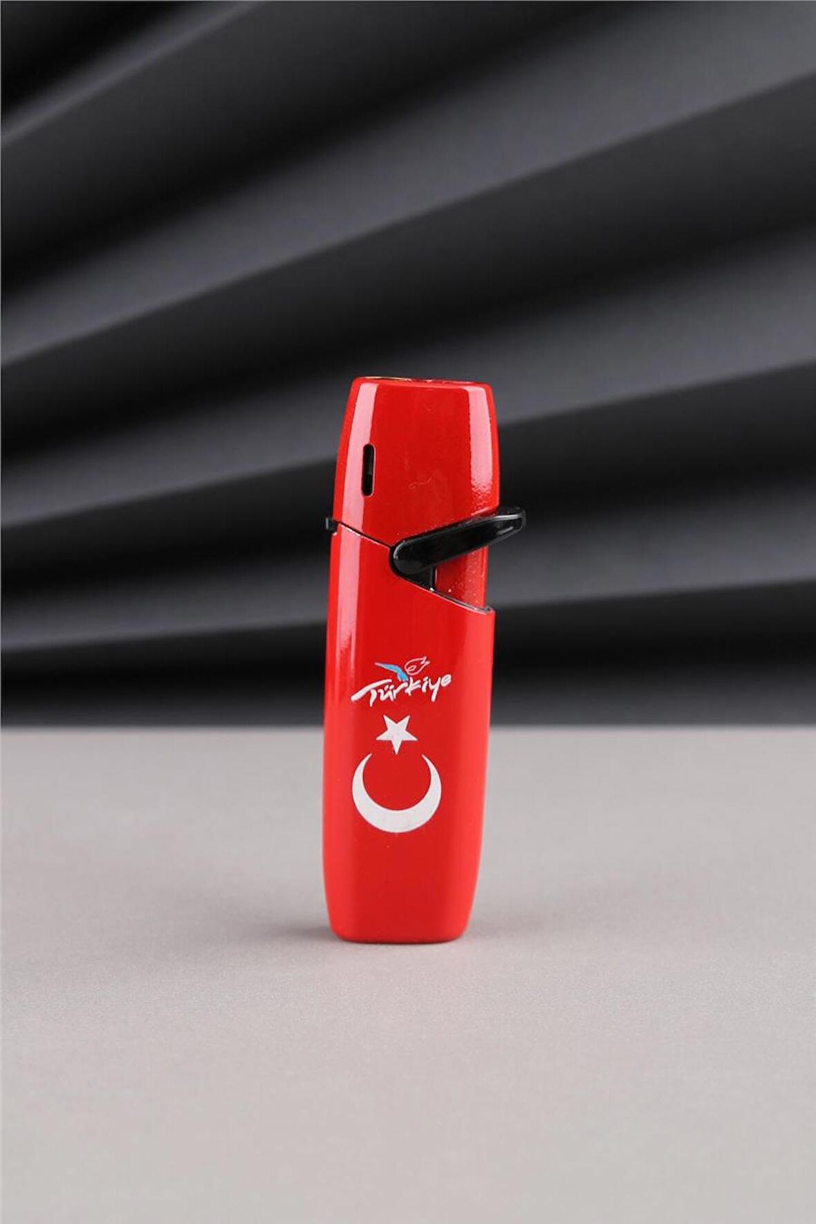 Kırmızı Türkiye Yazılı Ve Türk Bayrağı Çakmak 24CSM918PTURKR1